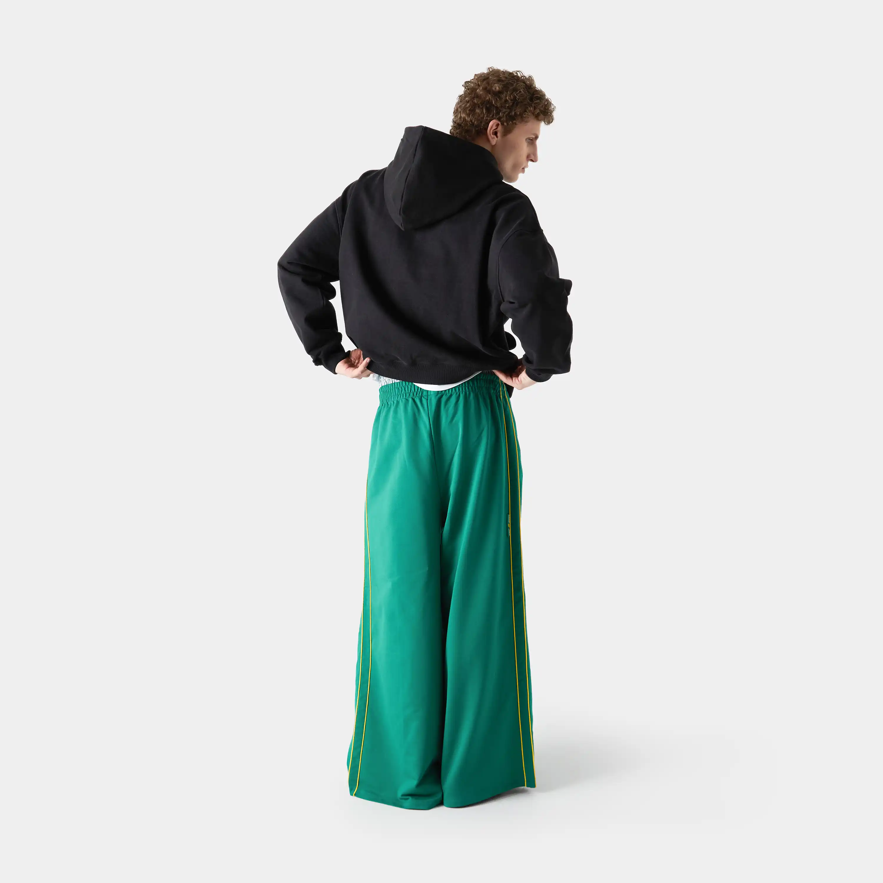 Institution Black Oversized Hoodie