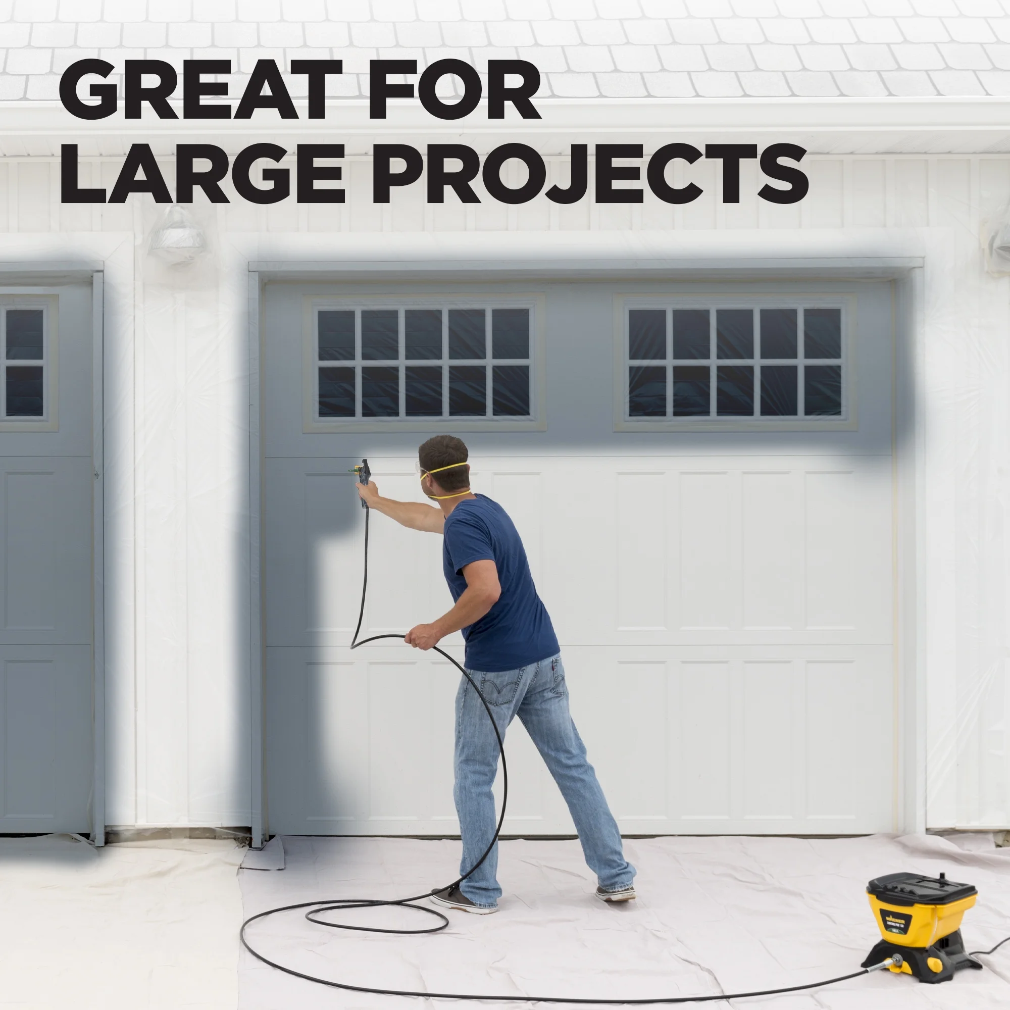 Wagner Control Pro 130 High Efficiency Airless 1.5 Gallon Power Tank Paint/Stain Sprayer