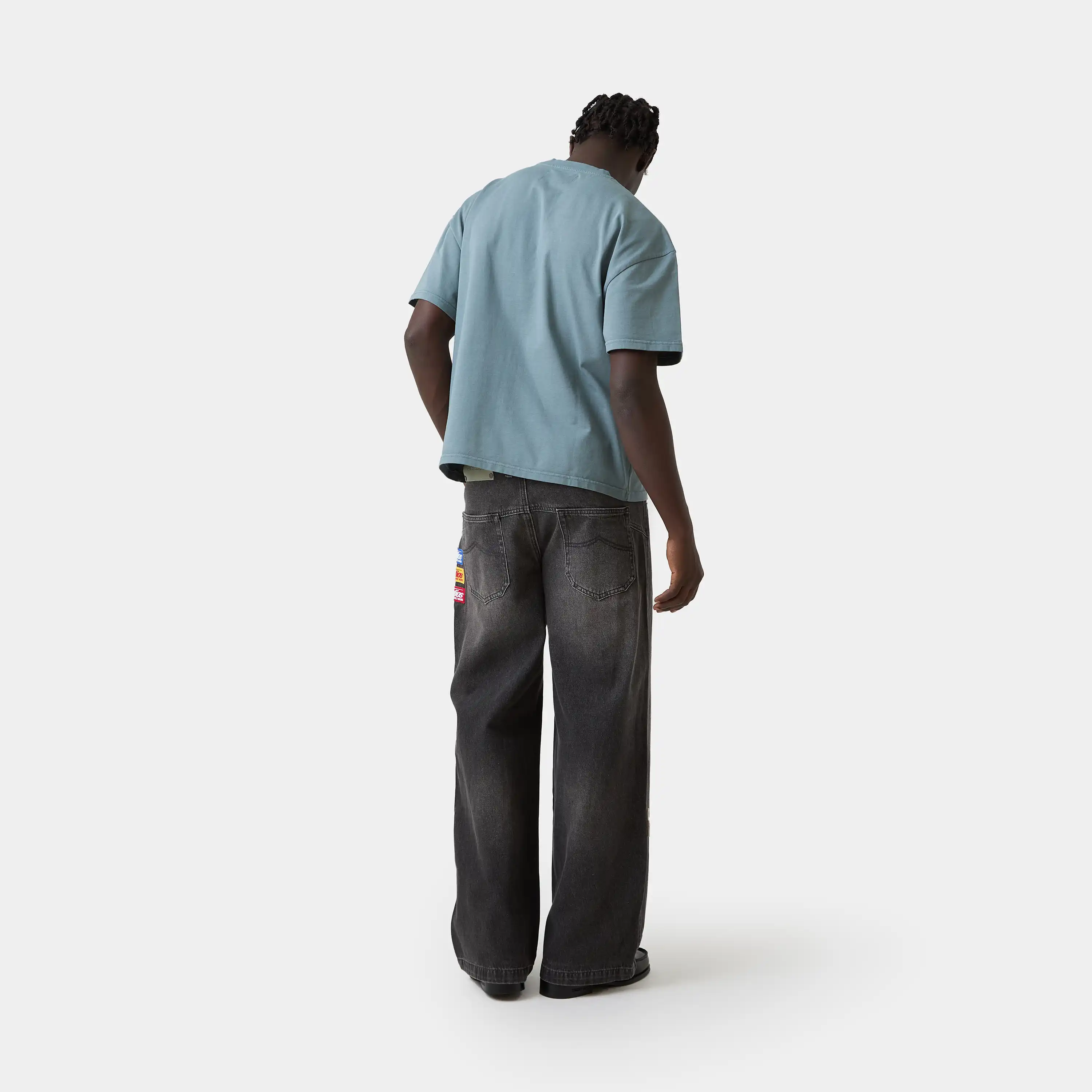 Rough Shadow Denim Pants