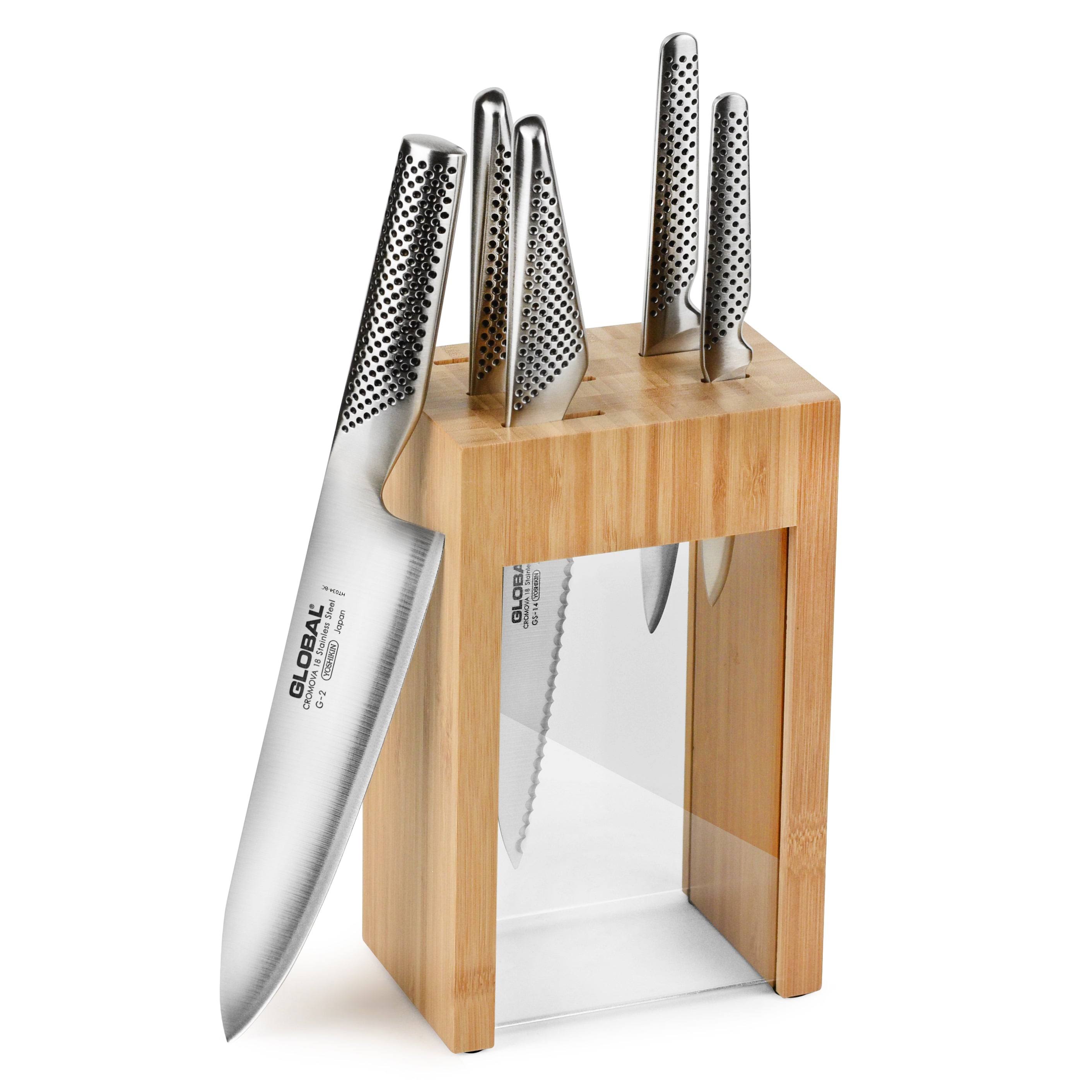 Global Osaka 6 Piece Knife Block Set