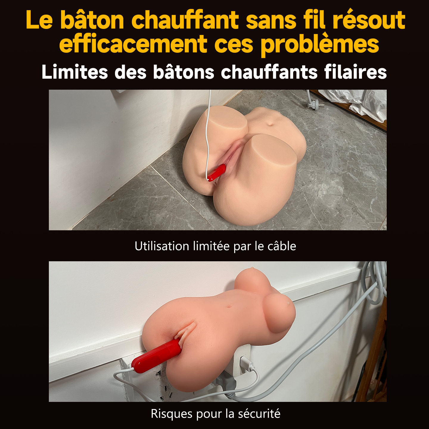 Chauffage rapide en 5 minutes pour simuler la température corporelle.