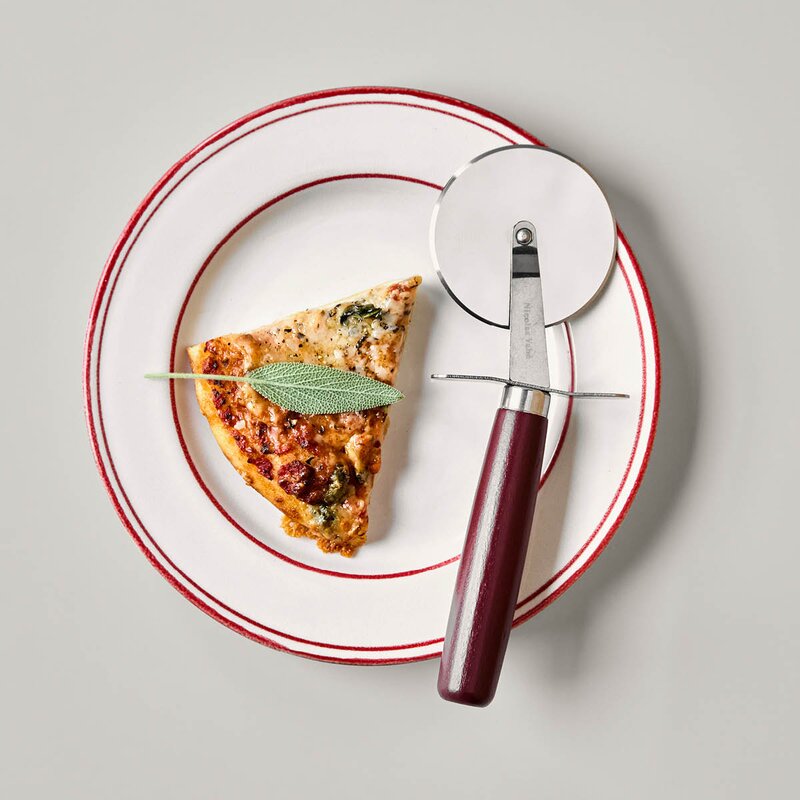 Pizza pizzahjul rød