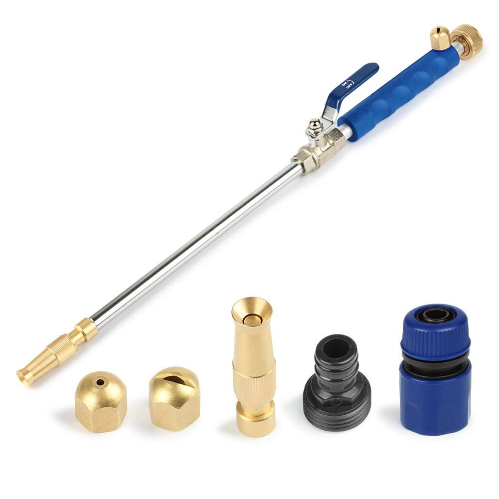 Hydro Jet High Pressure Power Washer, Pressure Washer Gun with Garden Hose End, Glass Window Cleaning Sprayer Extendable Garden Car Water Washing, Hyd