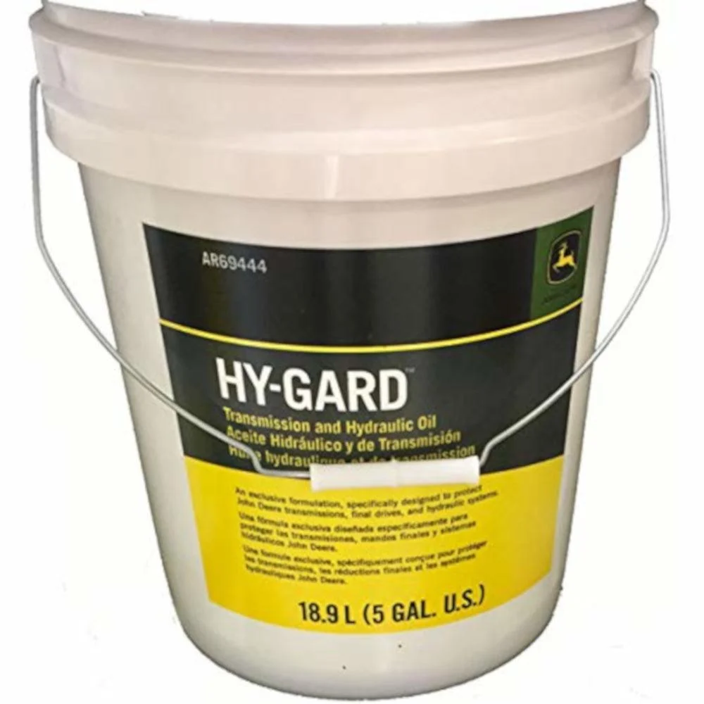 John Deere Hy - Gard Transmission and Hydraulic Oil 5 Gallon Bucket - AR69444, 1