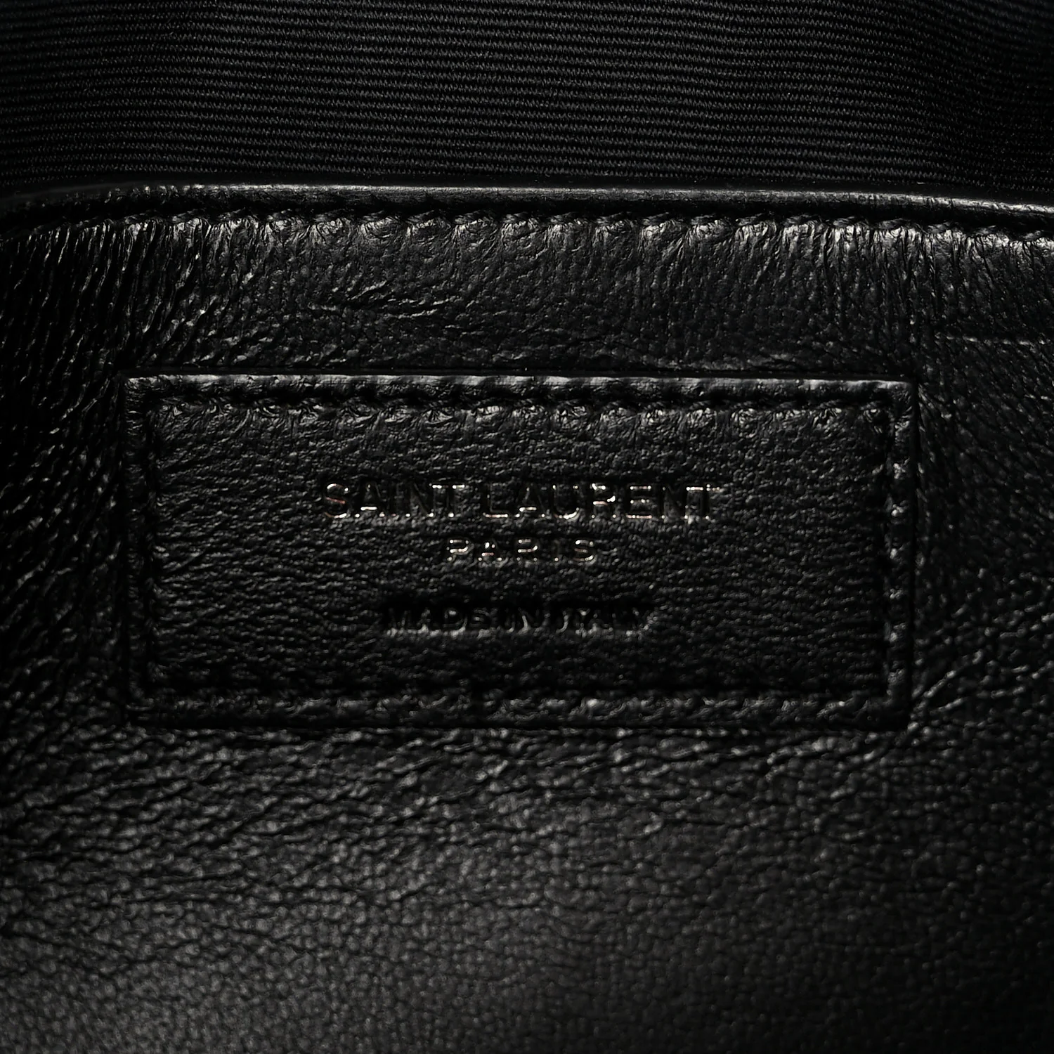 Crinkled Calfskin Matelasse Monogram Baby Niki Chain Satchel Black