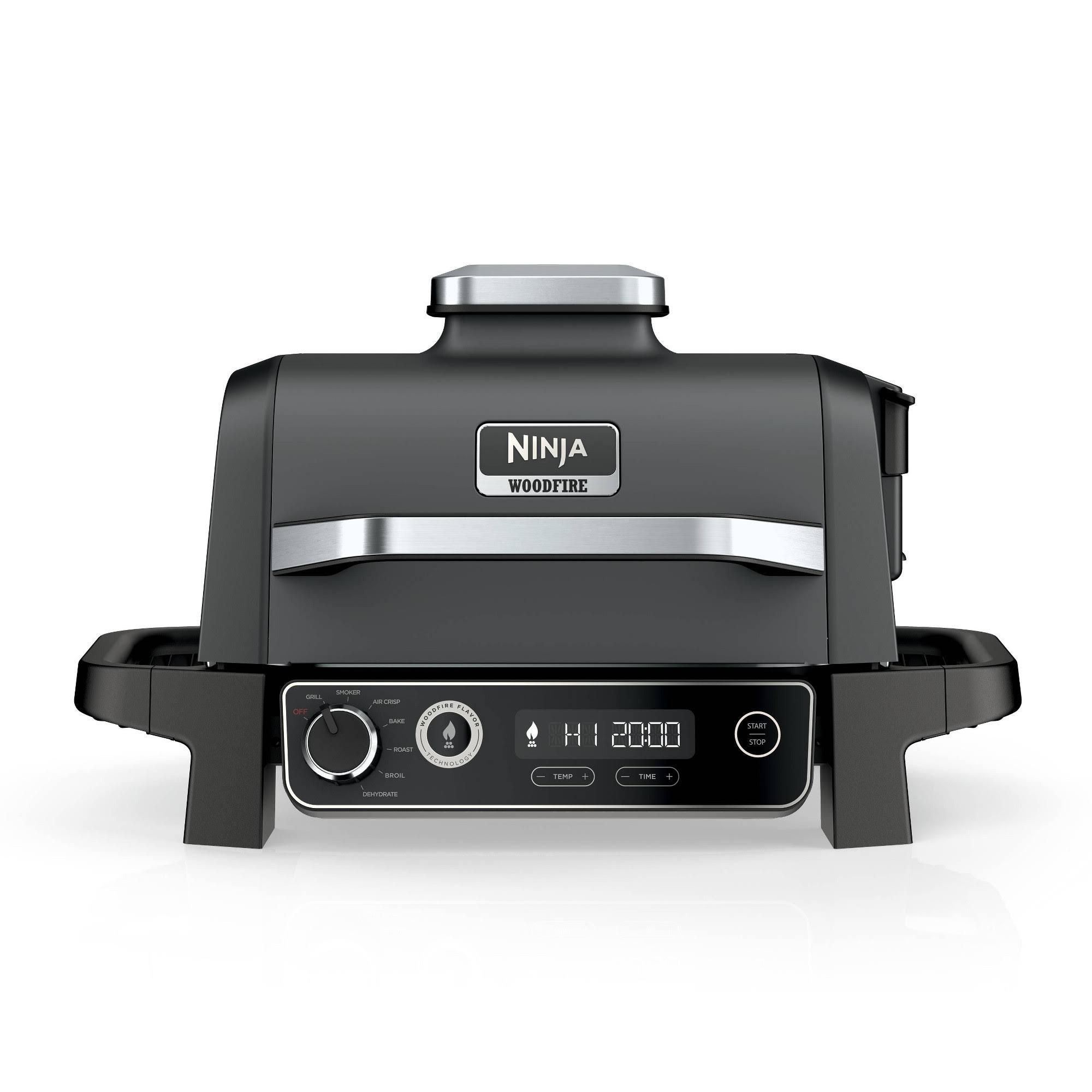 Ninja OG701TGT 7-in-1 Master Woodfire Outdoor Grill and Smoker - Black