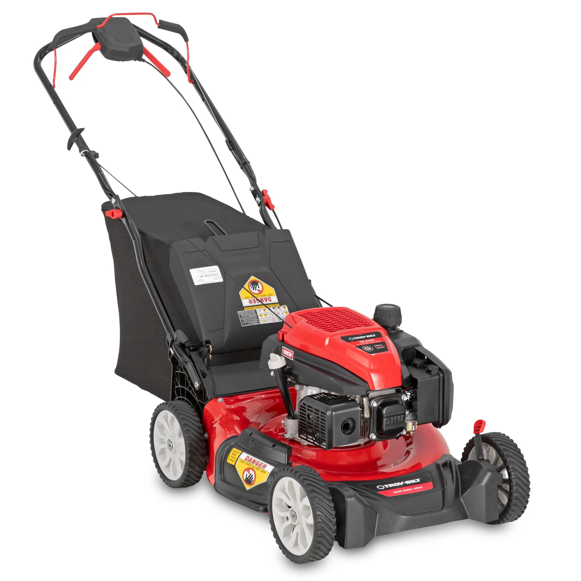21" 163cc Gas Powered Rear-Wheel Drive Walk-Behind Mower, TB310C - Image 6