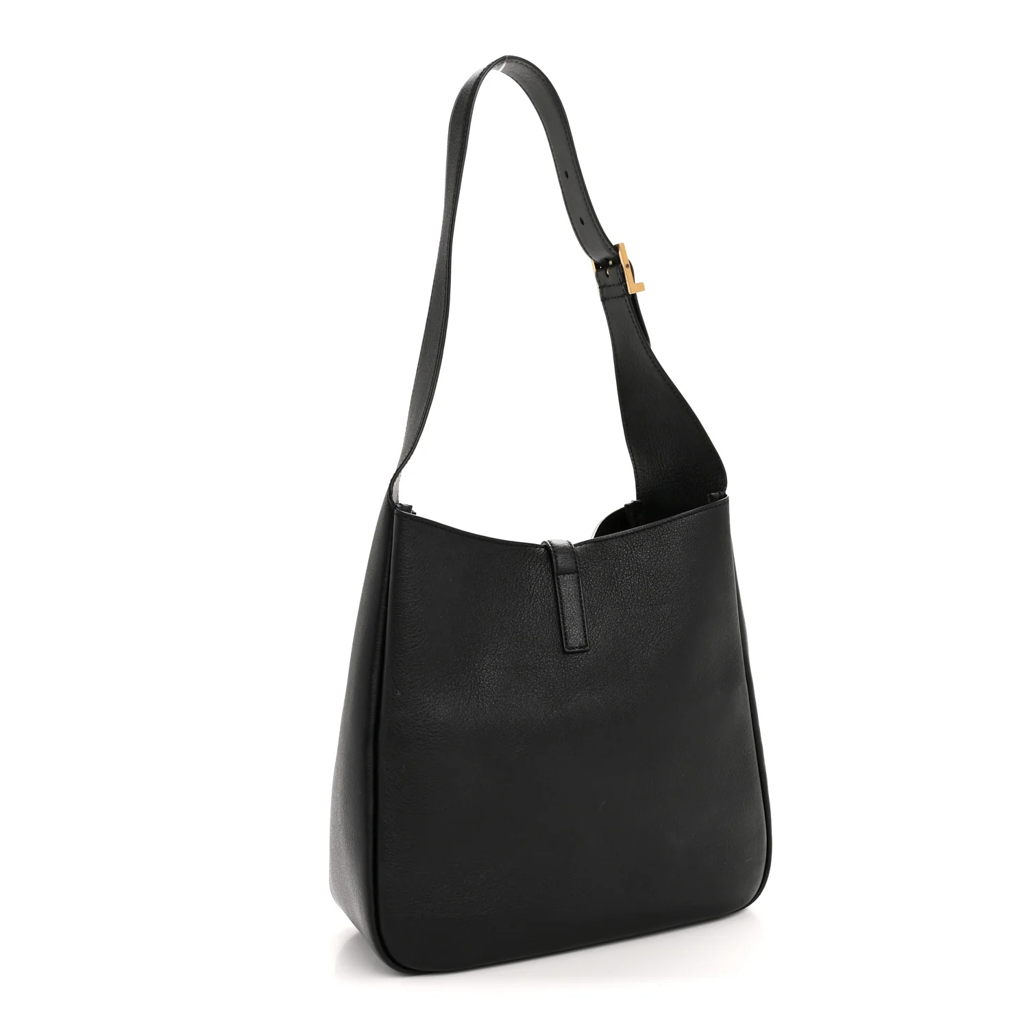 Smooth Calfskin Small Le 5 A 7 Soft Hobo Black