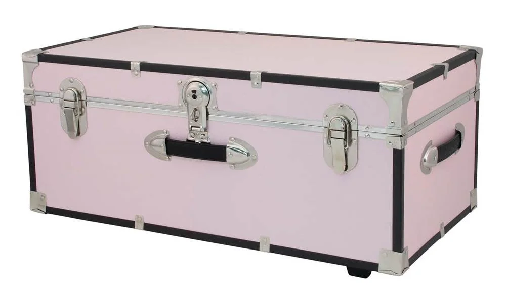 Seward Trunk Rover 30 in. Locking Trunk with Wheels(Gray) - Image 9
