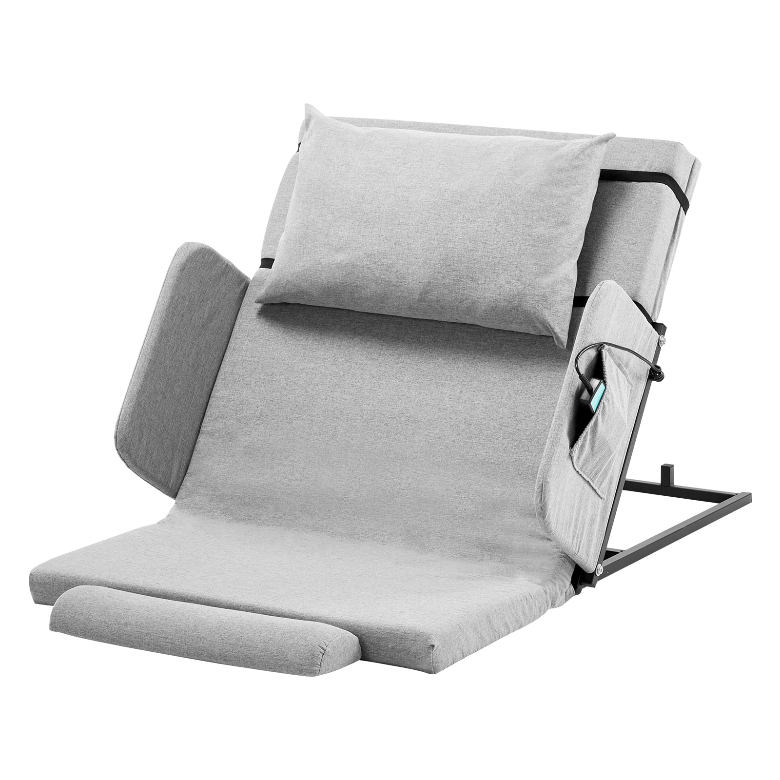 Electric Adjustable Bed Backrest, 300 lbs Capacity, 4-68�� Incline, with Armrest Storage Pocket, Machine Washable, Ideal for Pregnant Women, Elderly, and Patients - Image 9