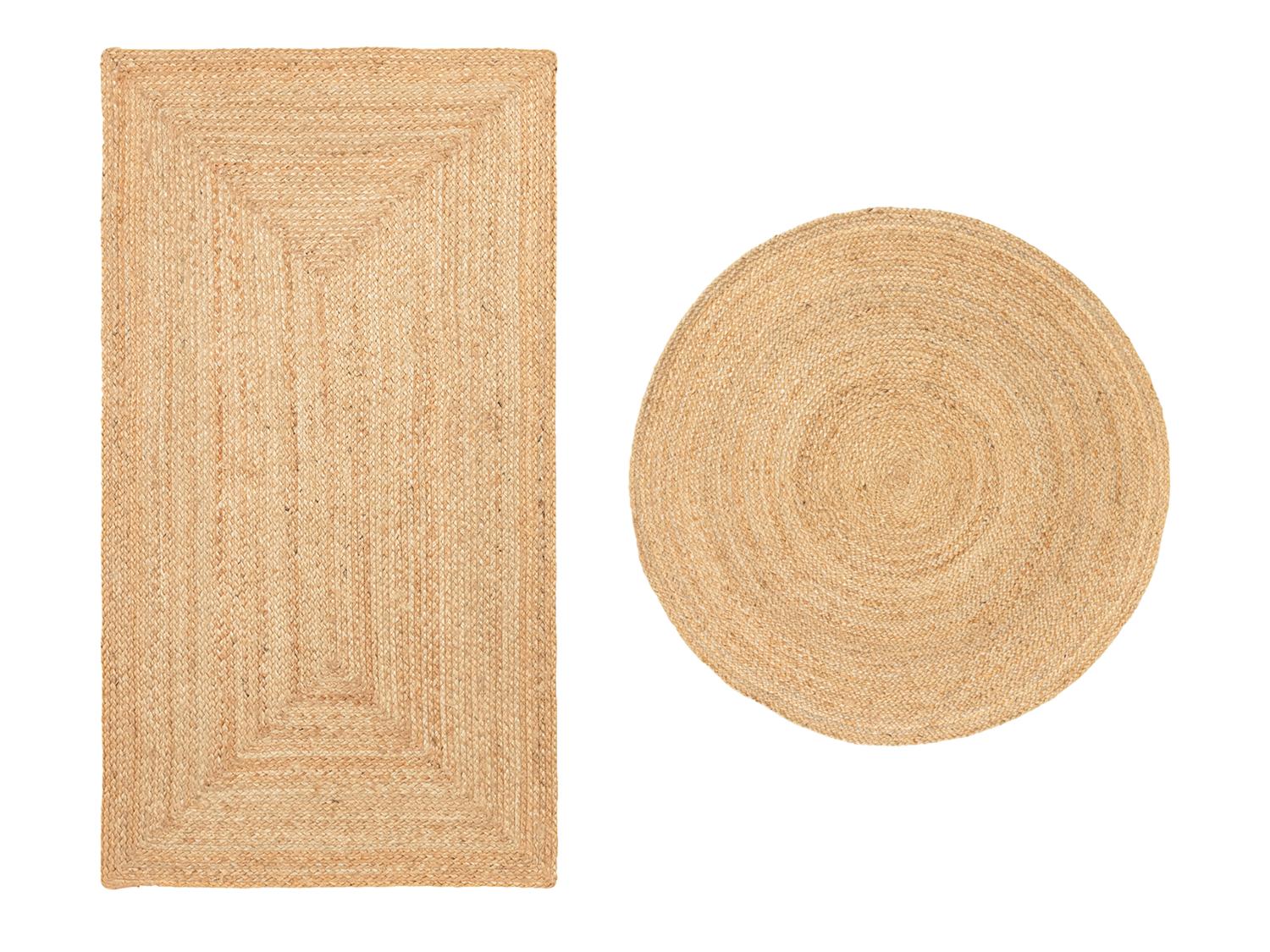 LIVARNO home Tapis en jute, 80 x 150 cm /  100 cm