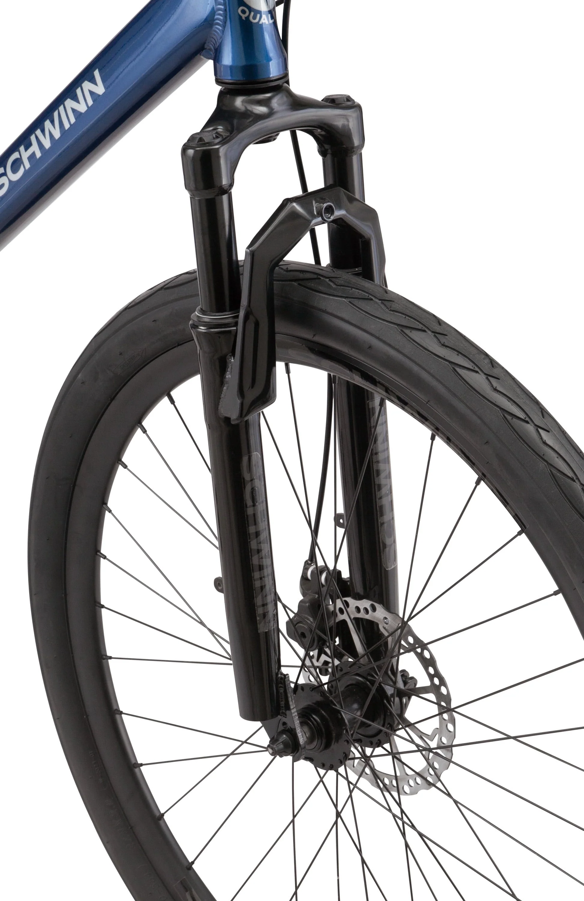 Schwinn Junction 27.5 in Mens Hybrid Bike, 7 Speed Adult Bicycle, Navy