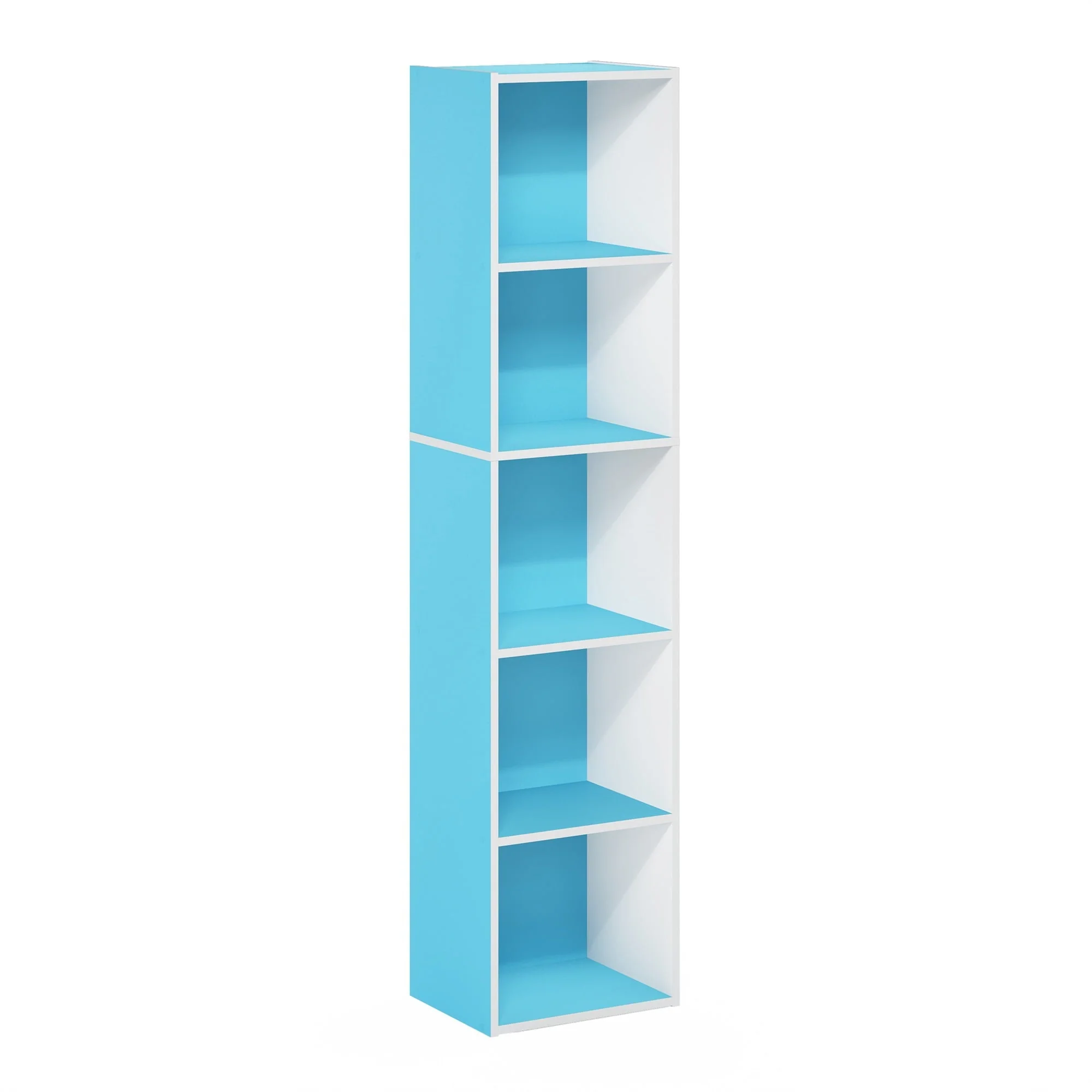 Furinno Pasir 5-Tier Open Shelf Bookcase, Blackwood(Blackwood)