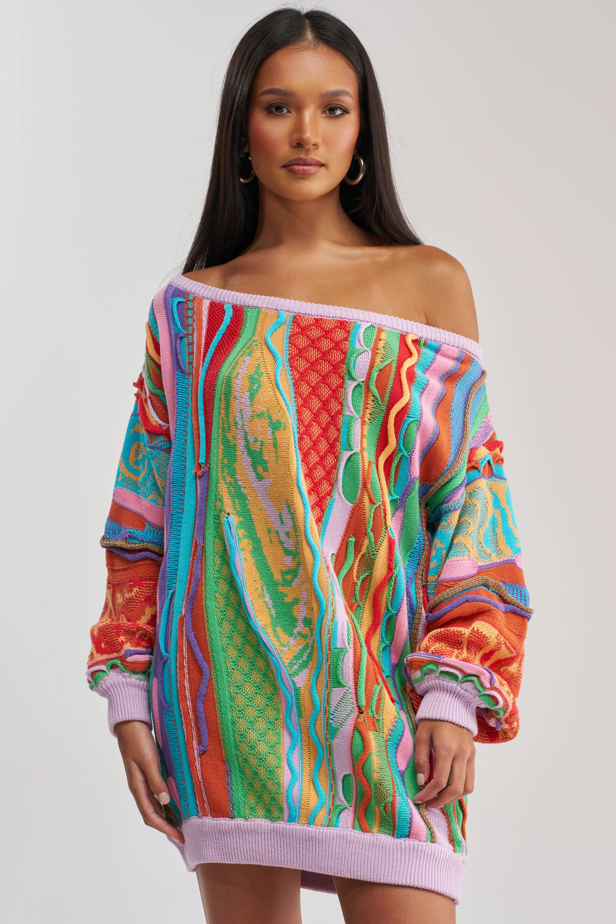CROWD FAVORITE SWEATER MINI DRESS - Akira Store