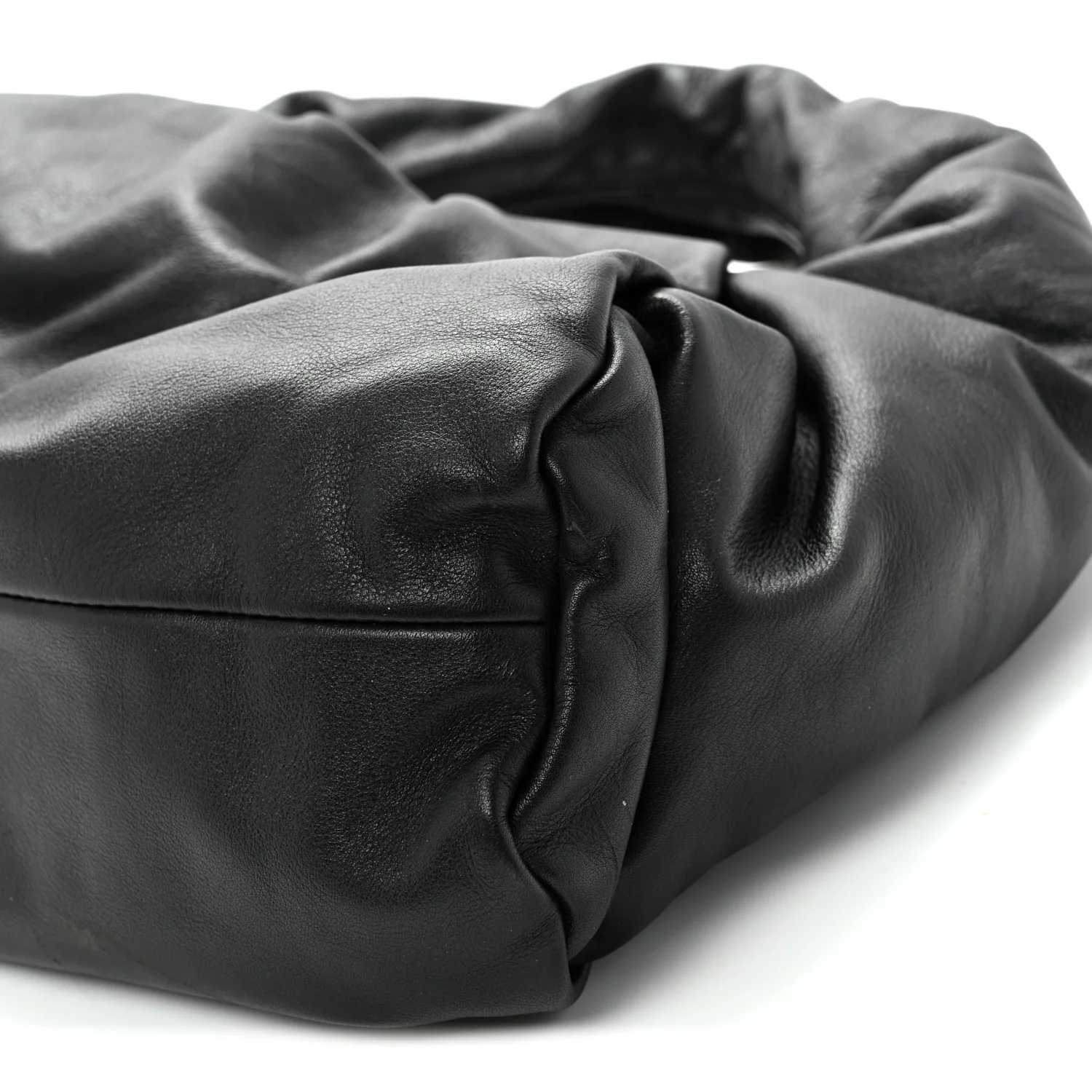 Smooth Butter Calfskin Small The Shoulder Pouch Black