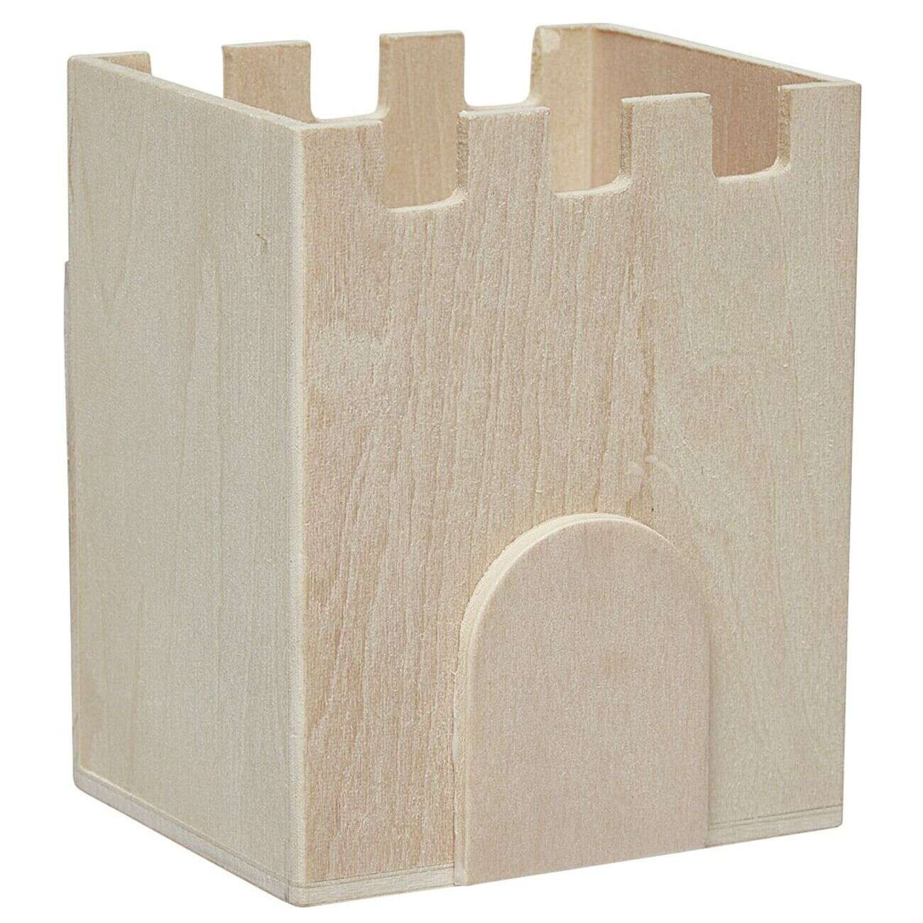 Pot à crayons à peindre en bois