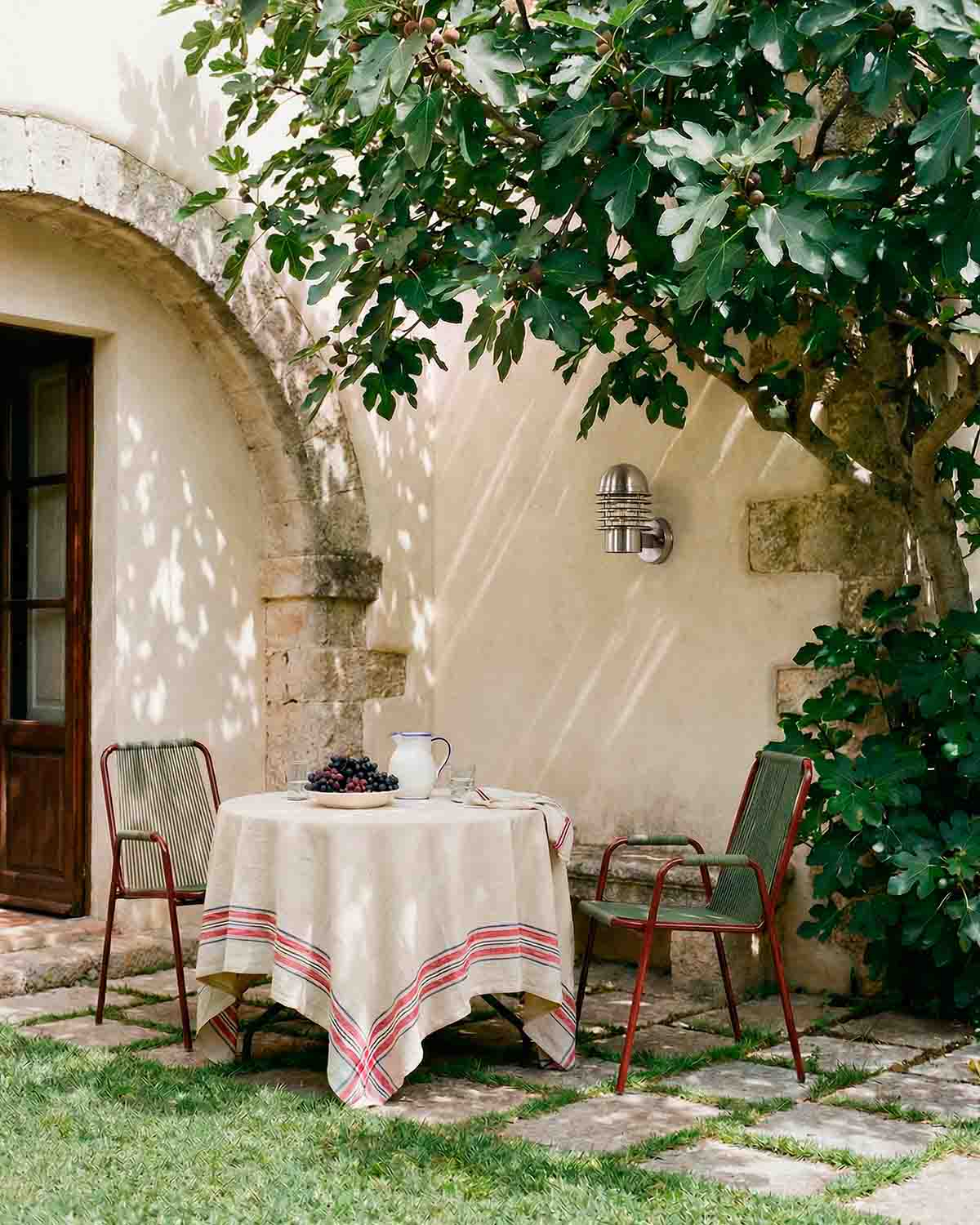 Mayailer - Silla de Exterior con Reposabrazos de Metal y Cuerda Mayailer