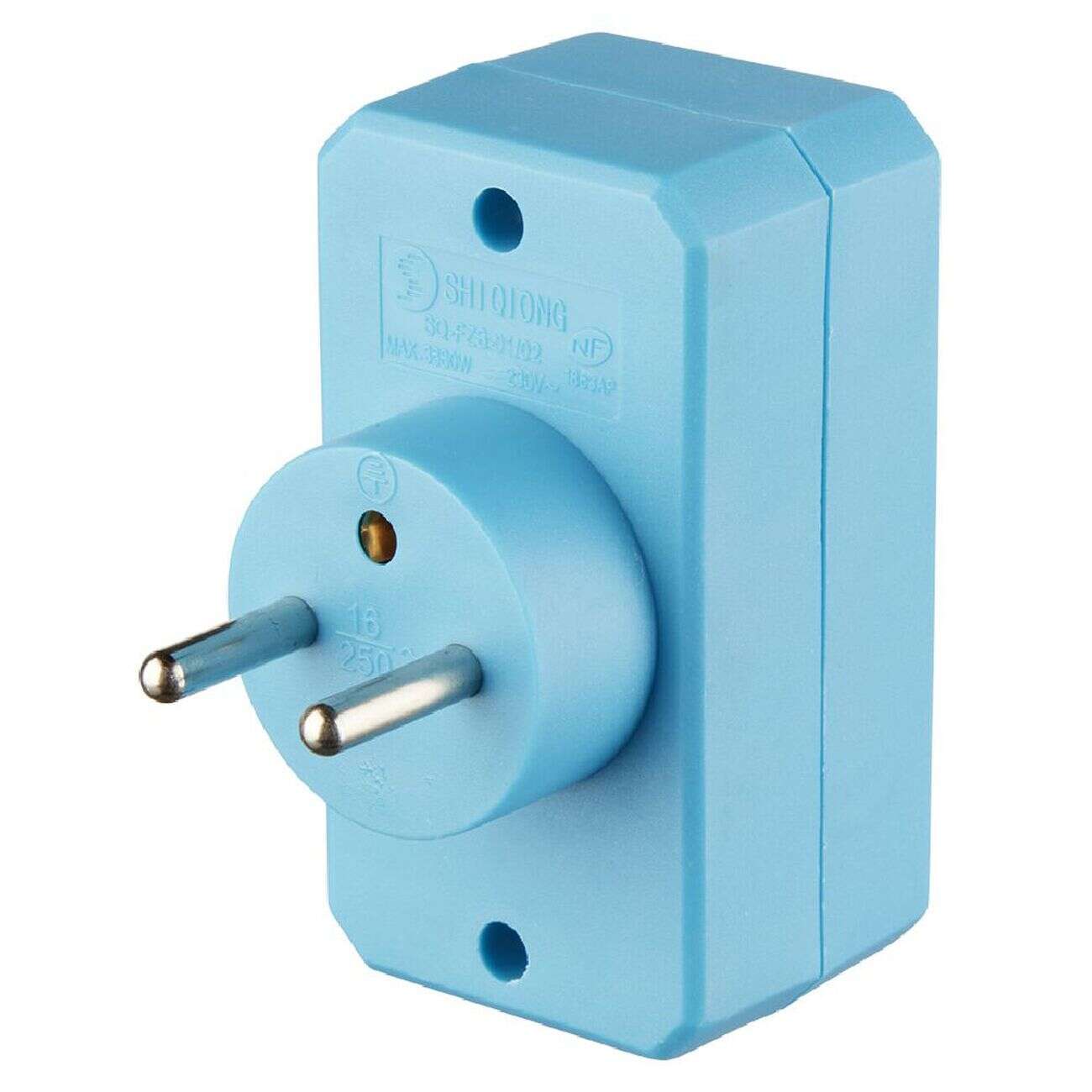 Duplite 2 prises 16 A blanc