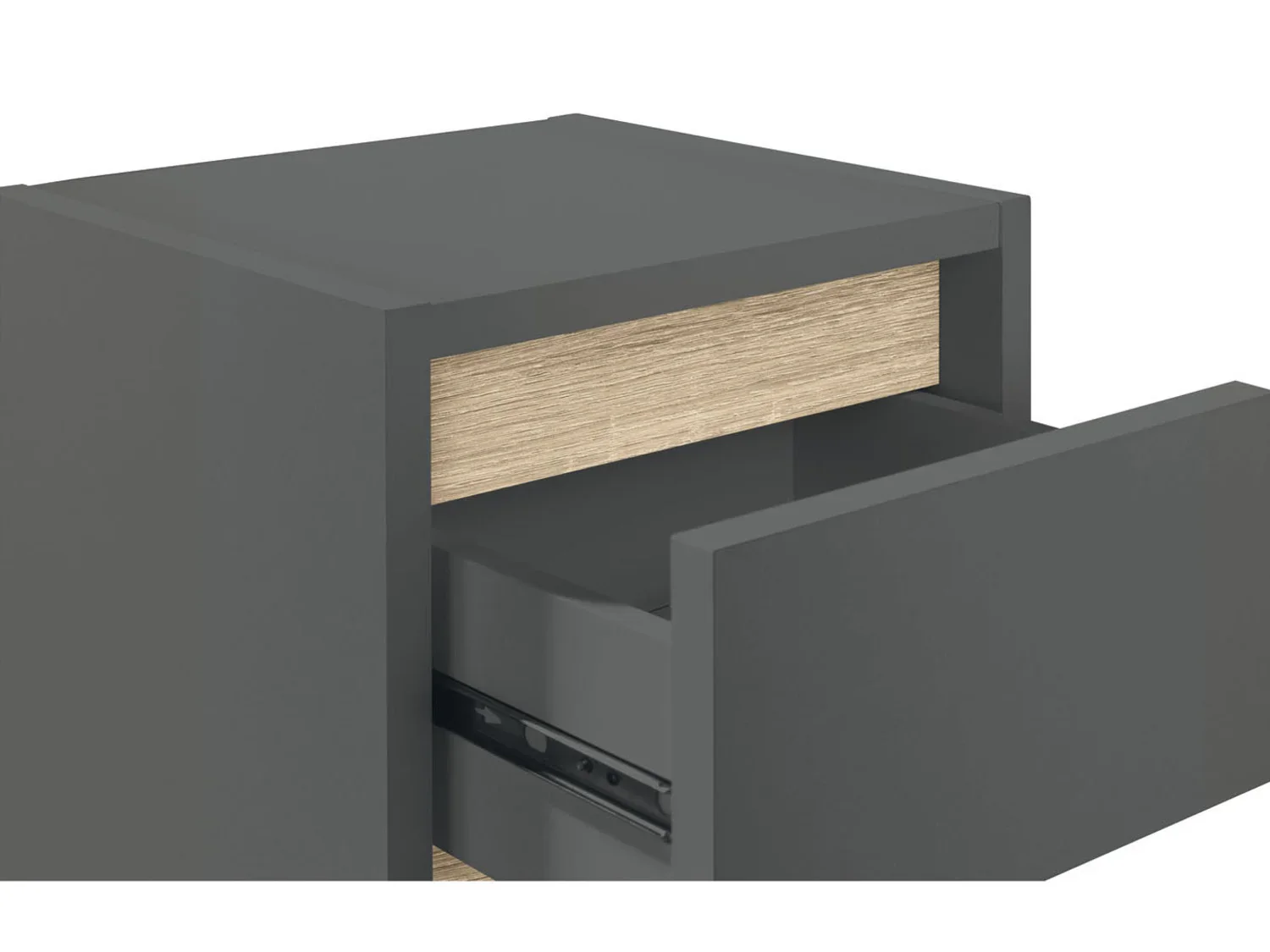 LIVARNO home Armoire latrale de salle de bains Oslo, 32 x 99 x 30 cm, anthracite
