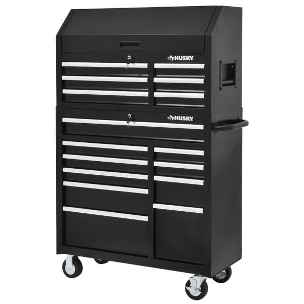 Coffre à outils et armoire à 16 tiroirs de 41 po