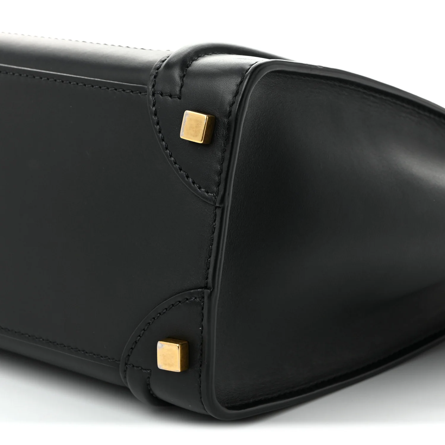 Smooth Calfskin Micro Luggage Black