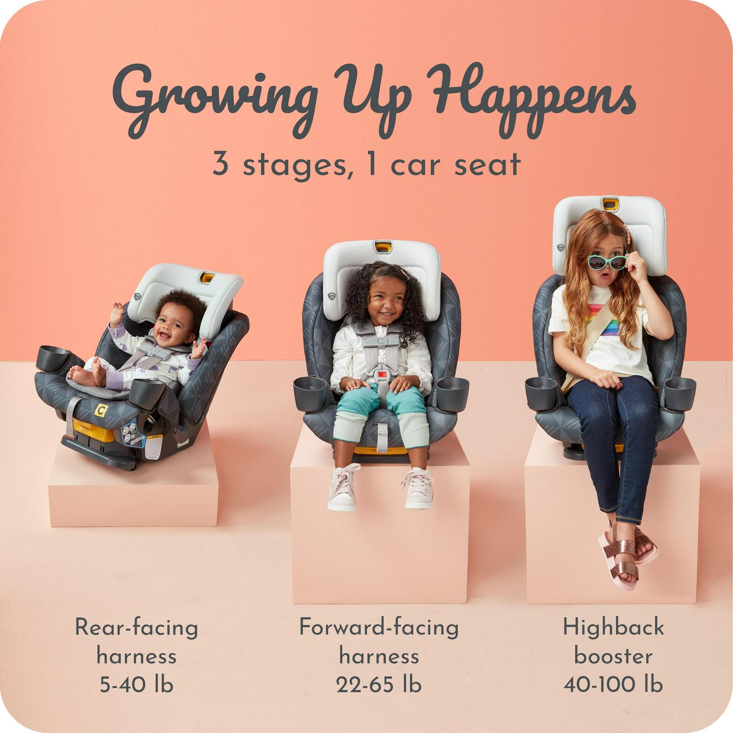 Drive On 3-in-1 Convertible Car Seat. Metro - Image 2