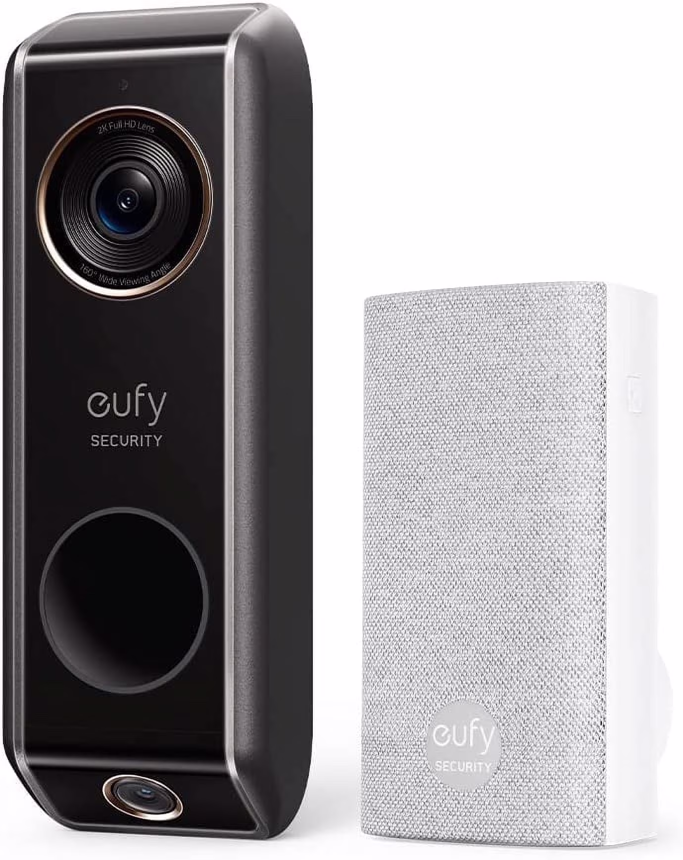 Security Video Doorbell (Wired) S330 with Chime, Dual Cam, Delivery Guard, Security Camera, 2K with HDR, No Monthly Fee