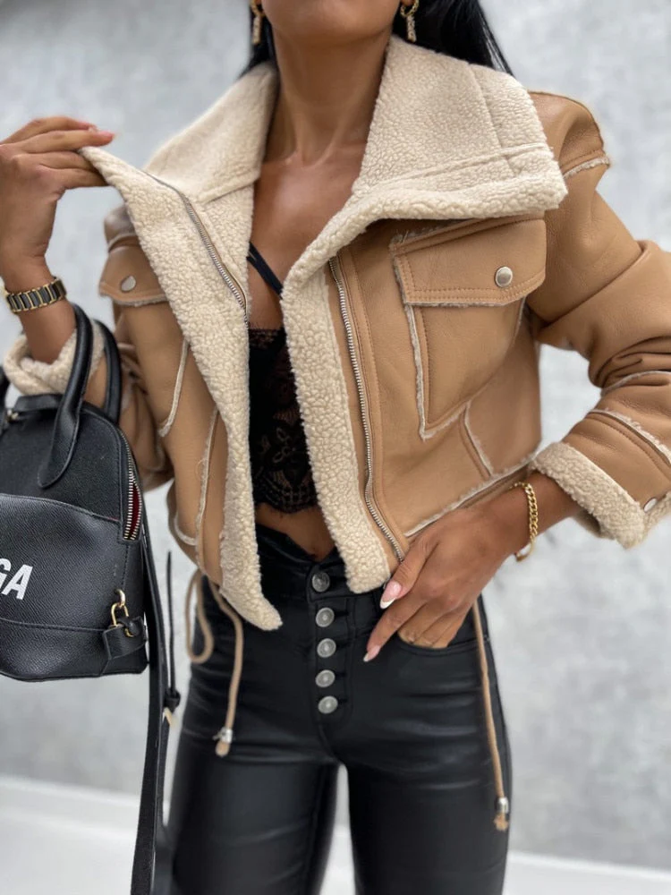 Anya - Blouson motard végétalien