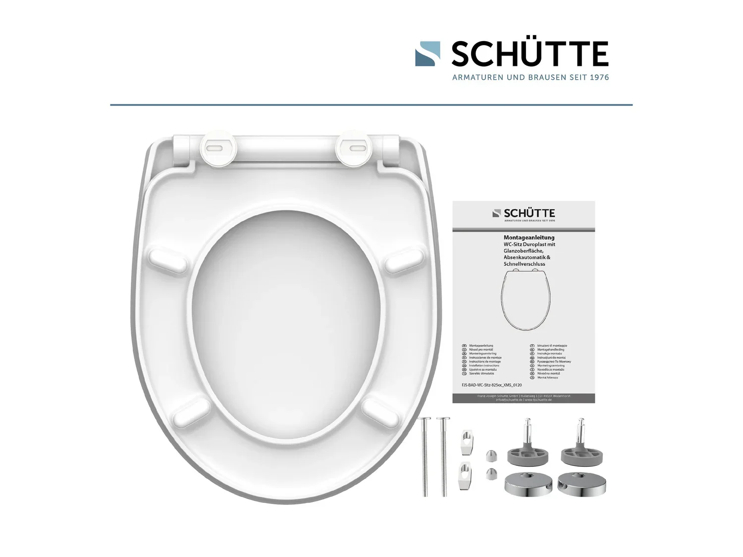 Schtte Abattant WC High Gloss, avec fermeture en douceur