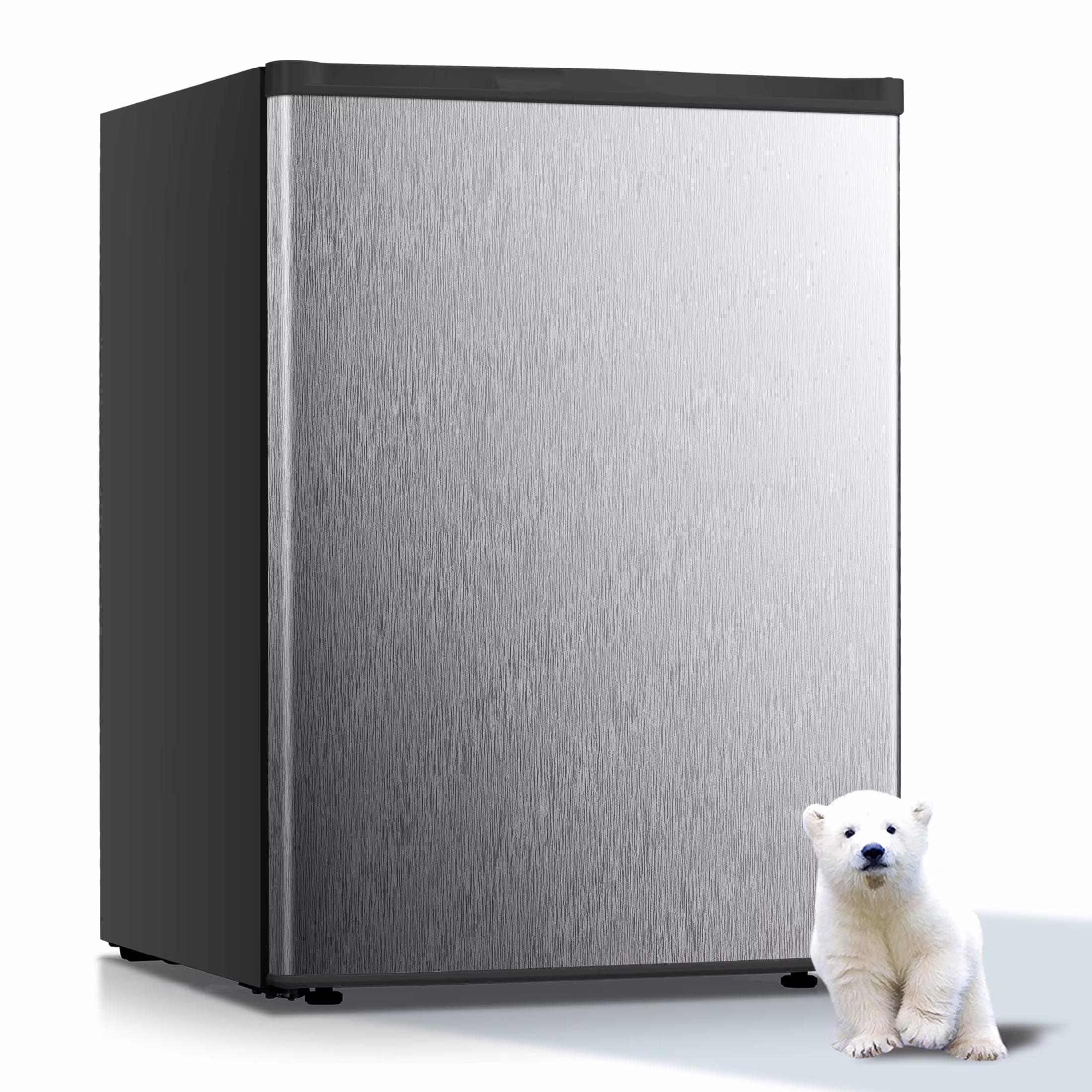 Upright Freezer, Energy Saving 2.1 Cu.ft Single Door Compact Upright Freezer with Reversible Door(White)(2.1 cu ft/White) - Image 3