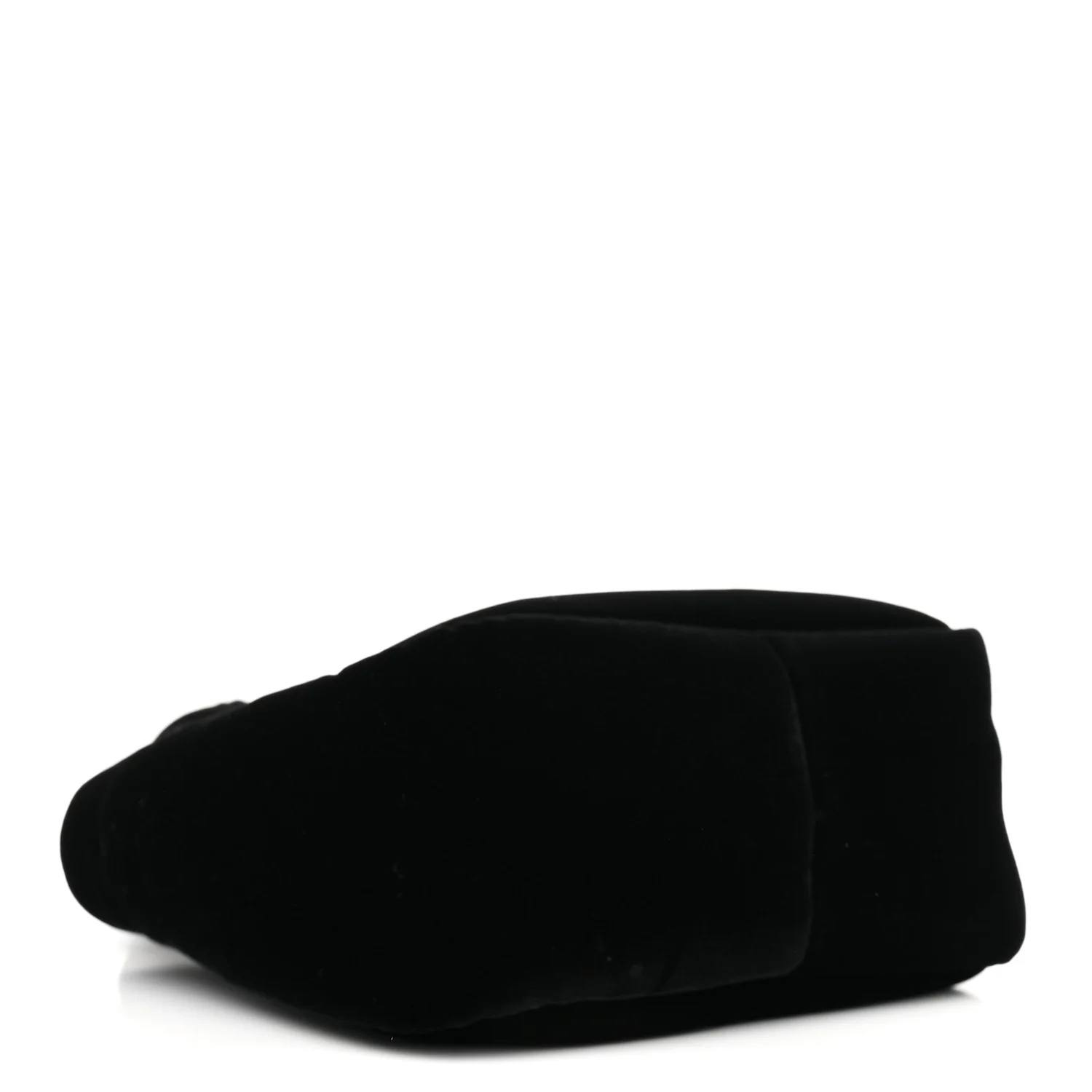 Padded Velvet Mini Bag Black