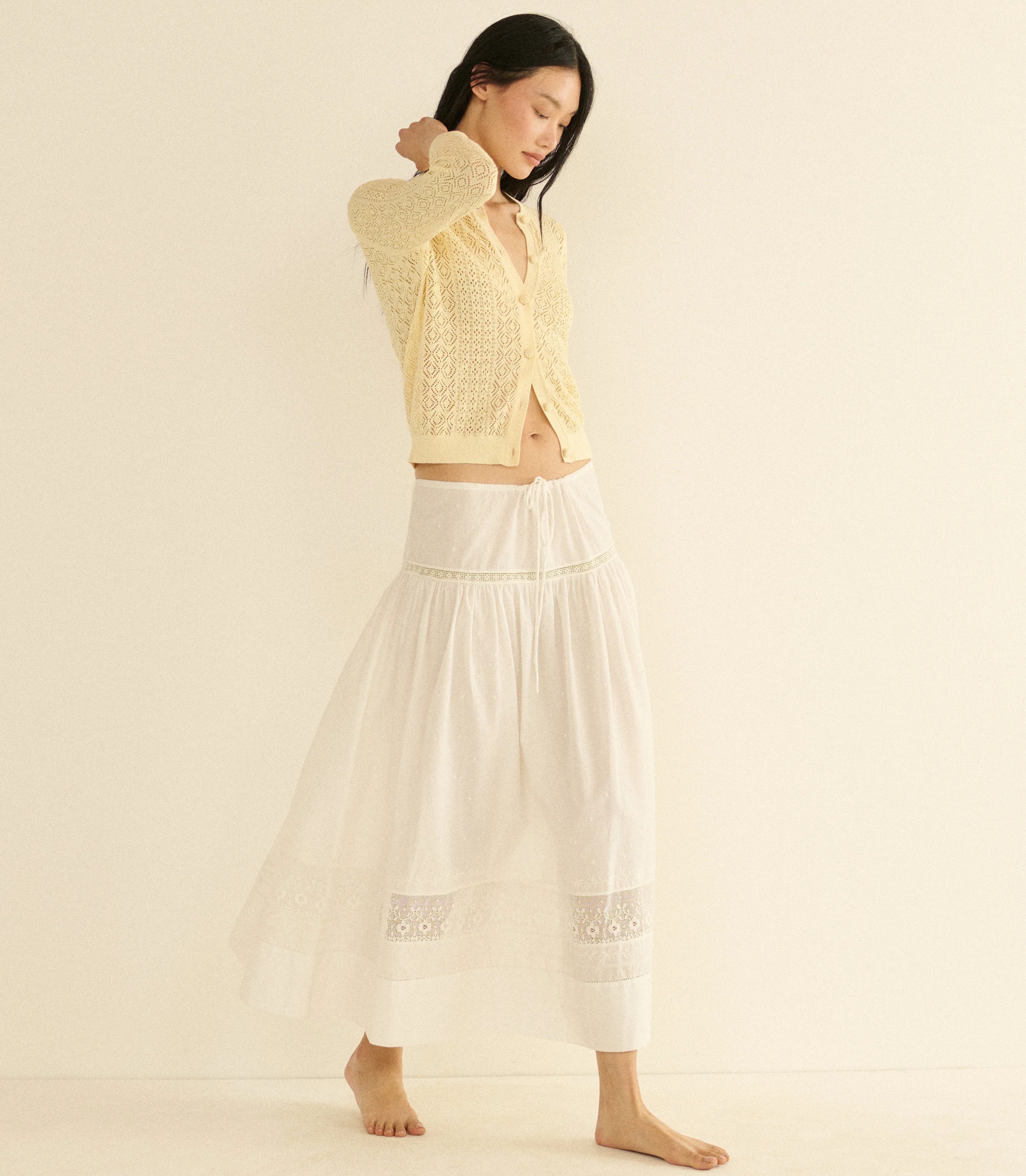 MARISE SKIRT -- SALT
