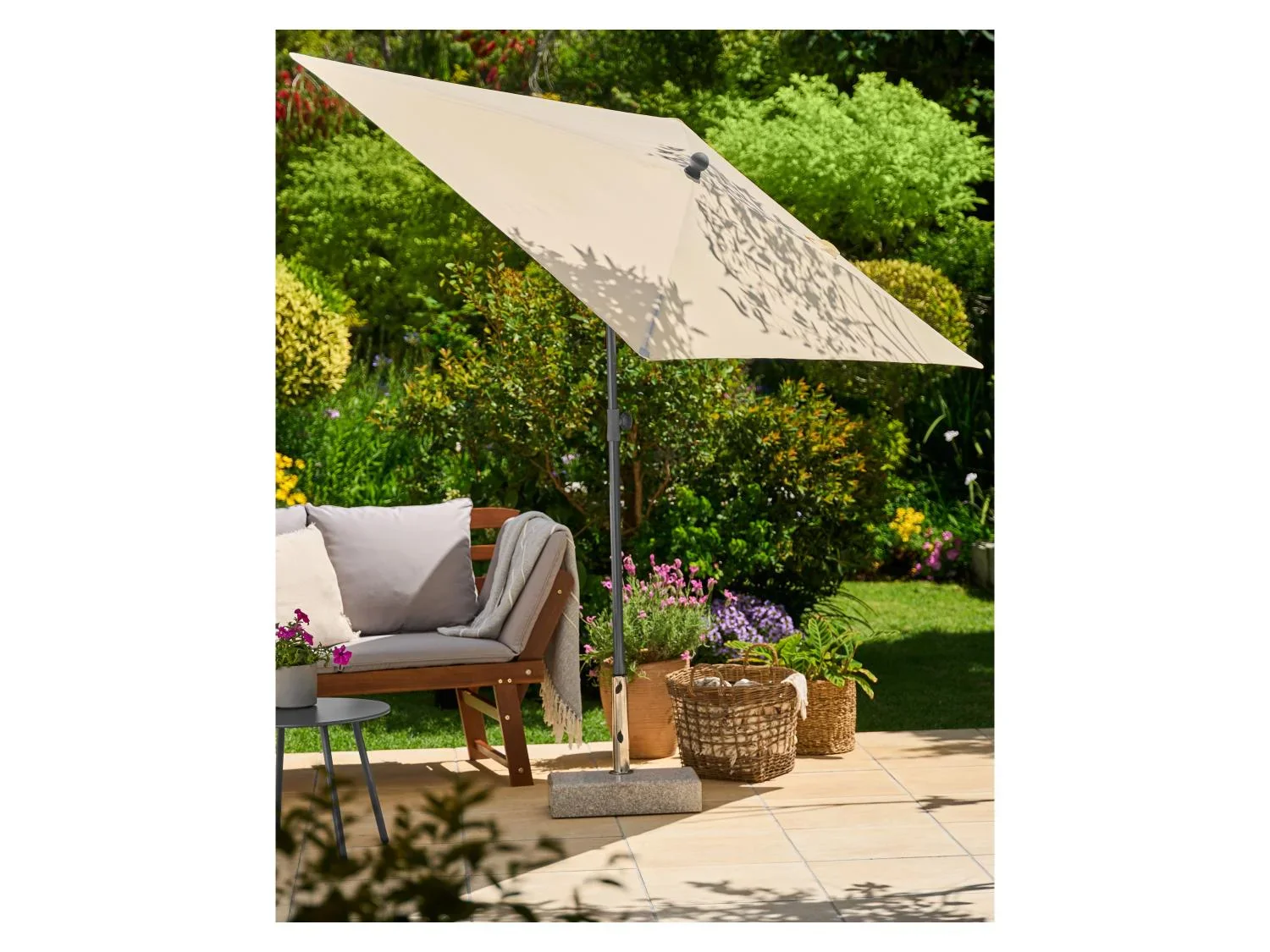 LIVARNO Pied de parasol pour balcon