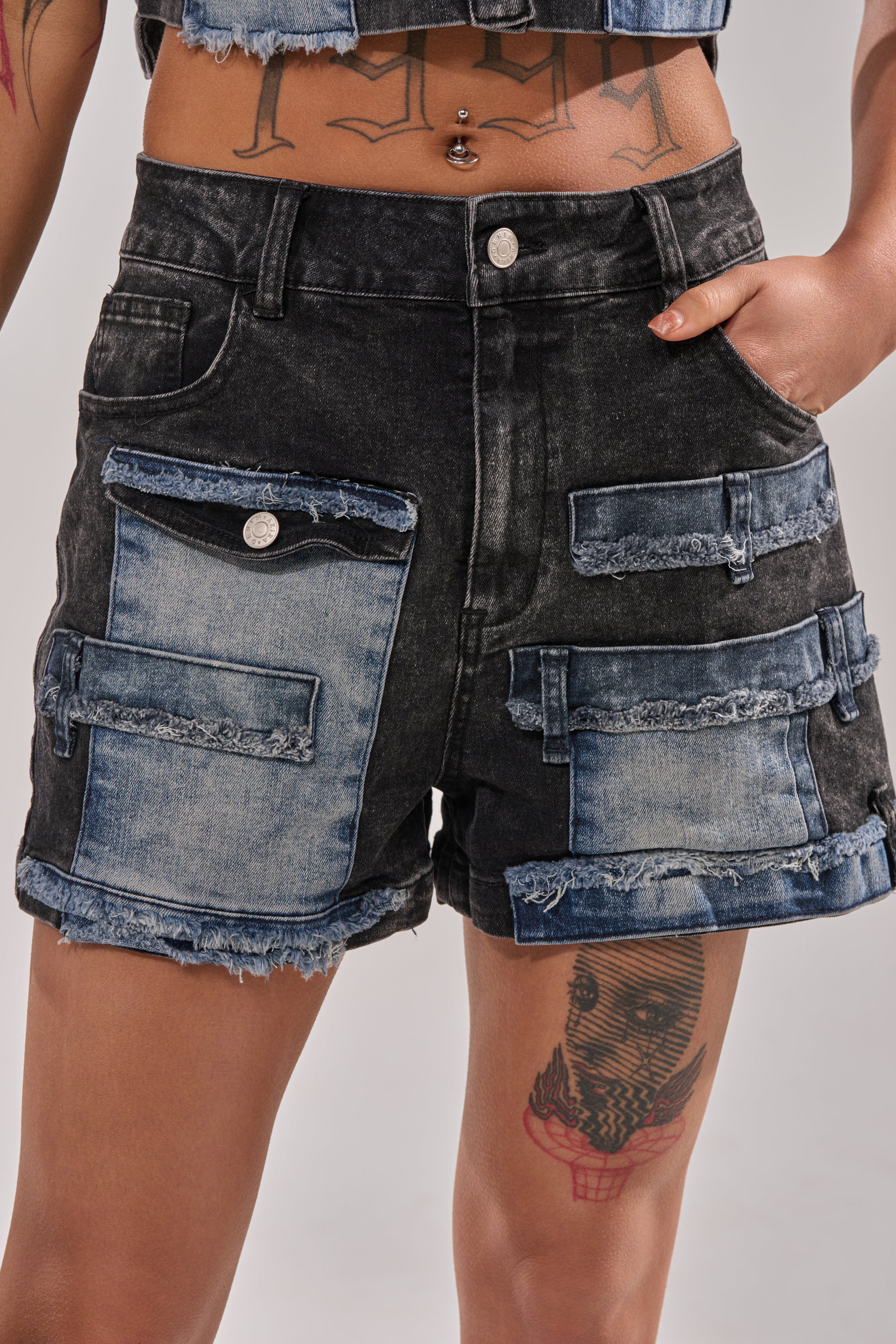 RAJ DENIM SHORT - Akira Store