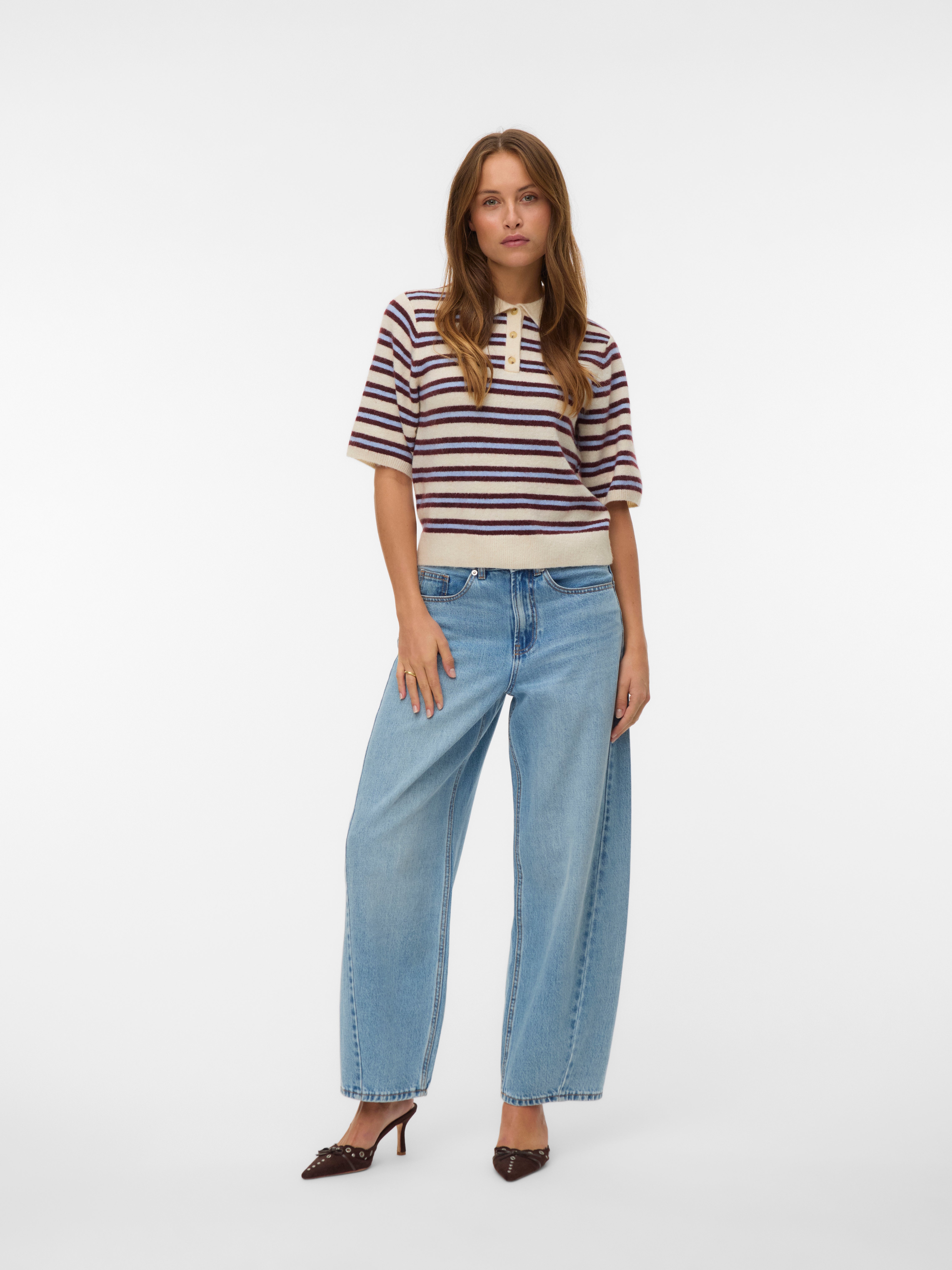 VERO MODA® VMZELDA High rise Barrel Fit Jeans