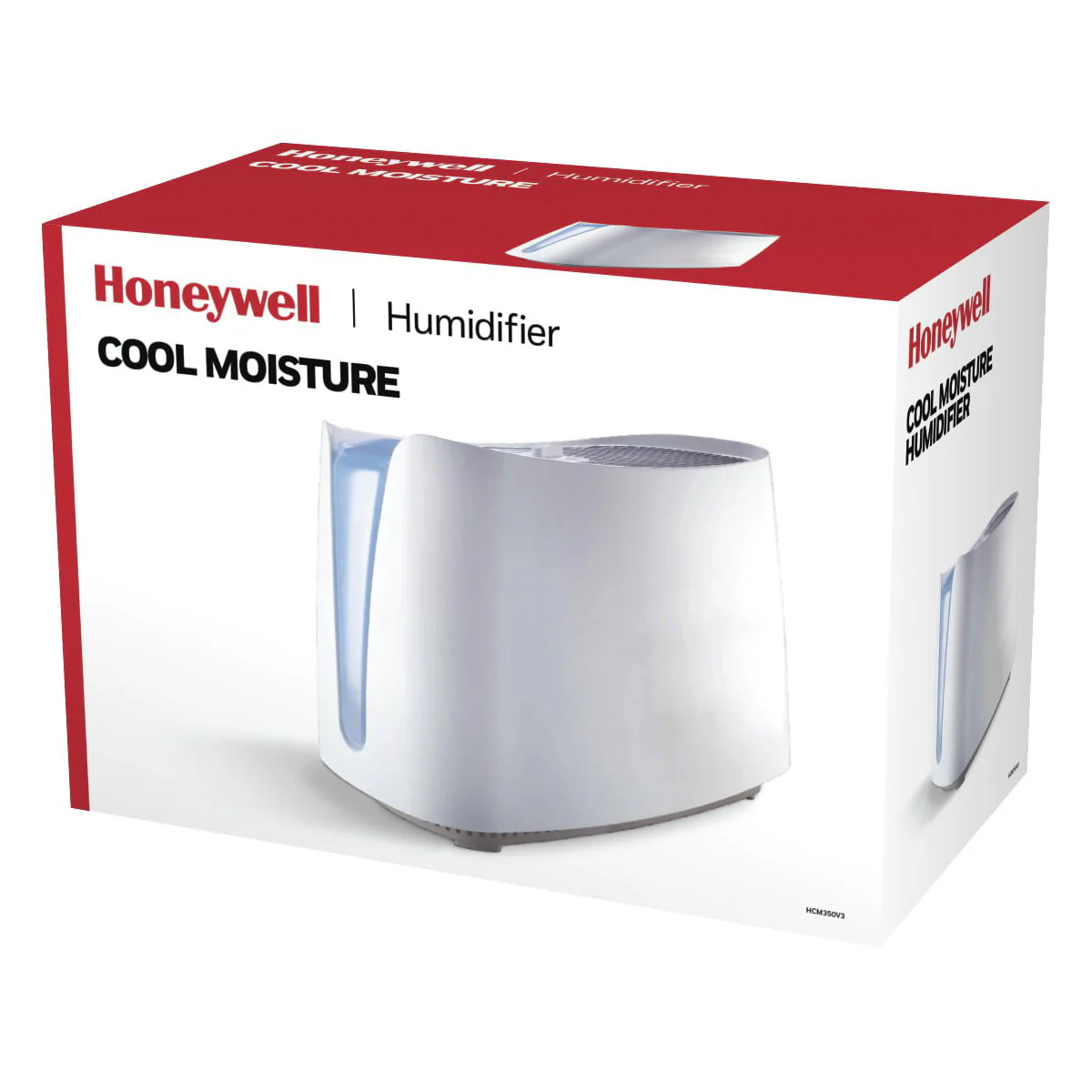 Honeywell Cool Moisture Humidifier for Medium Rooms, 400 sq ft, White, HCM350