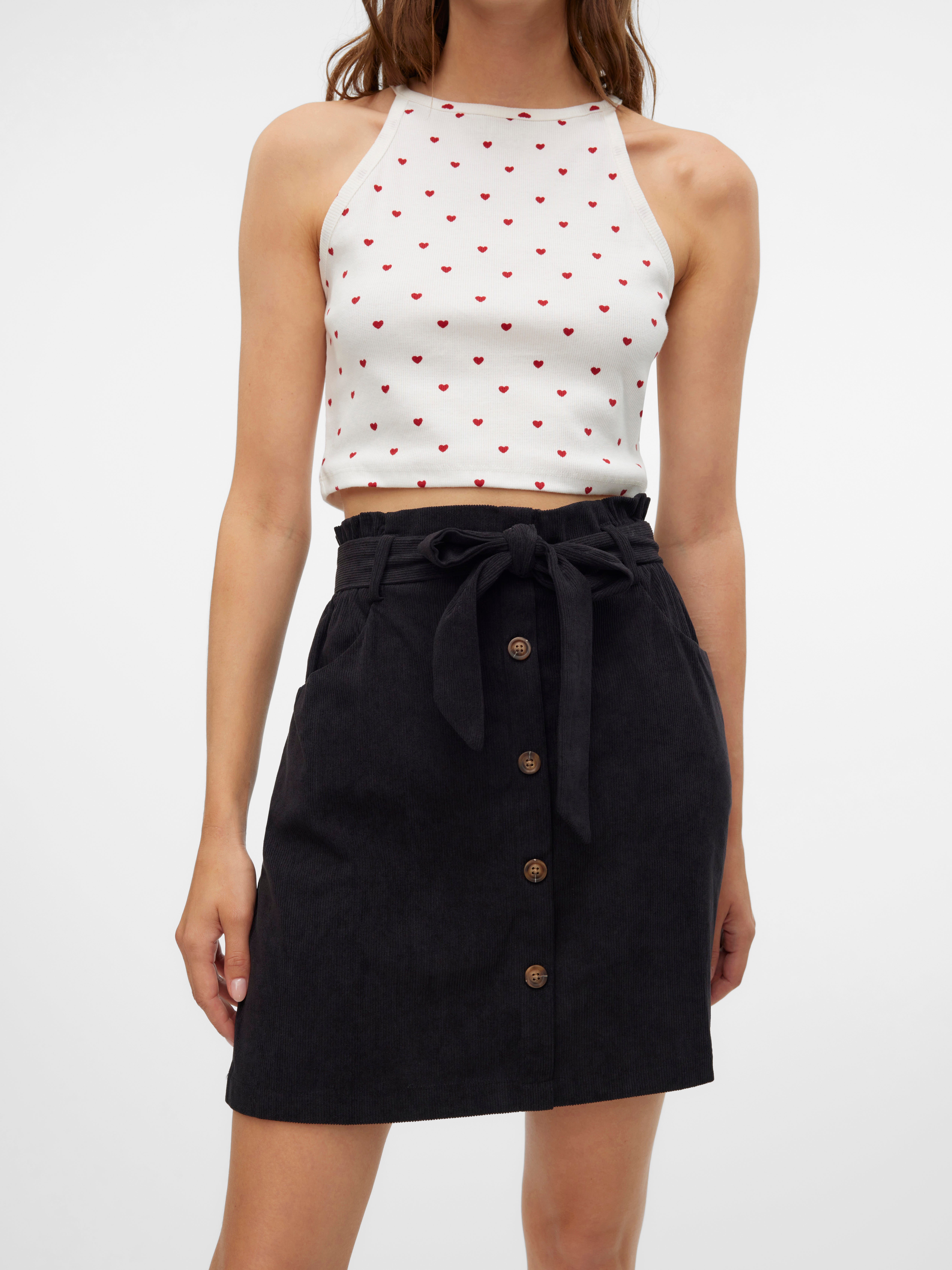 VERO MODA® VMVILJA Corduroy High waist Short skirt
