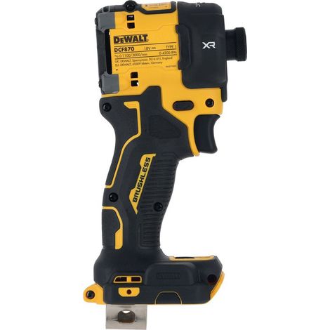 Dewalt – Visseuse à chocs sans fil 18V DCF870NXJ – Couple max 56Nm – Moteur sans balais – Compacte pour espaces restreints — vue 3