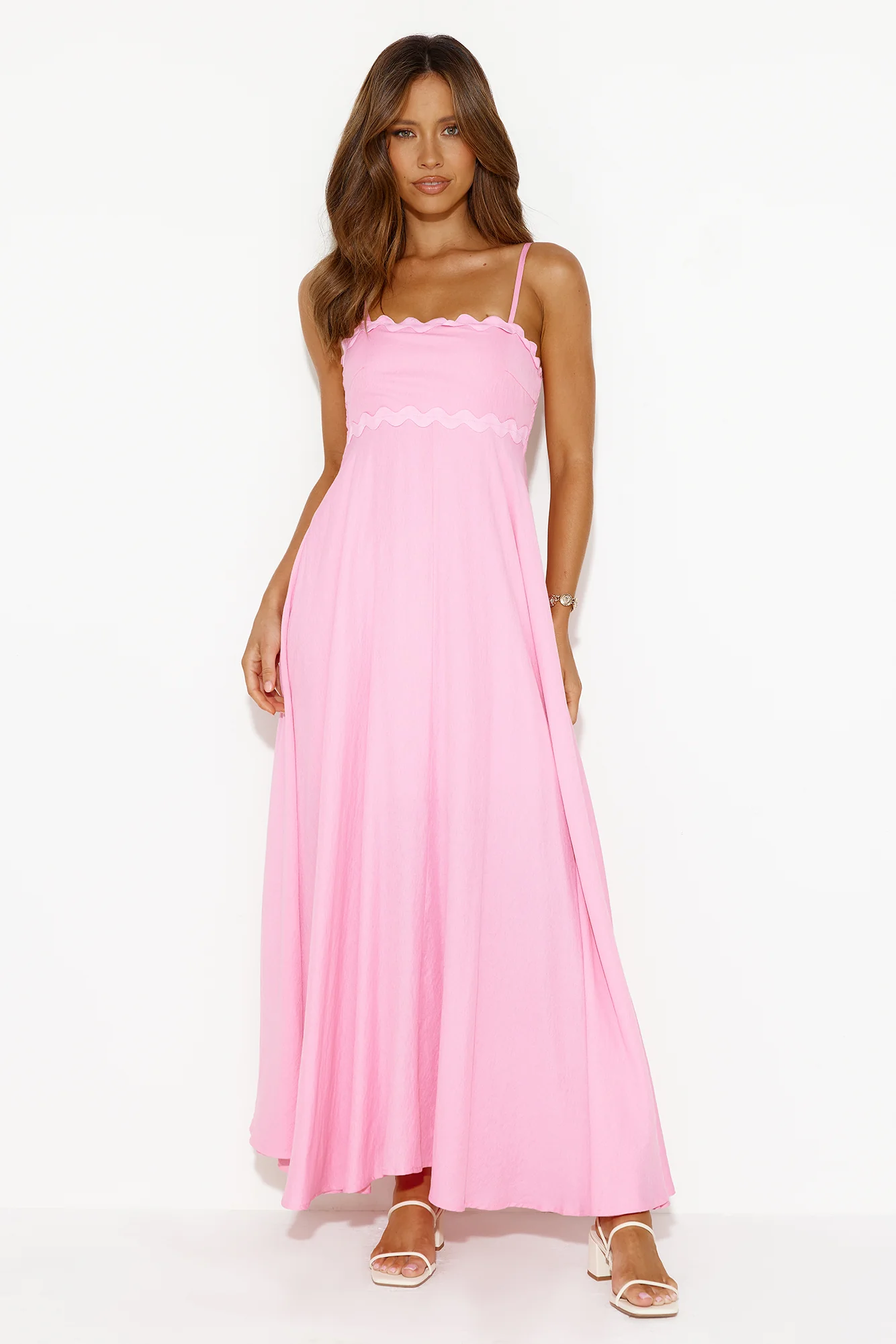 Energy For Vacays Maxi Dress Pink