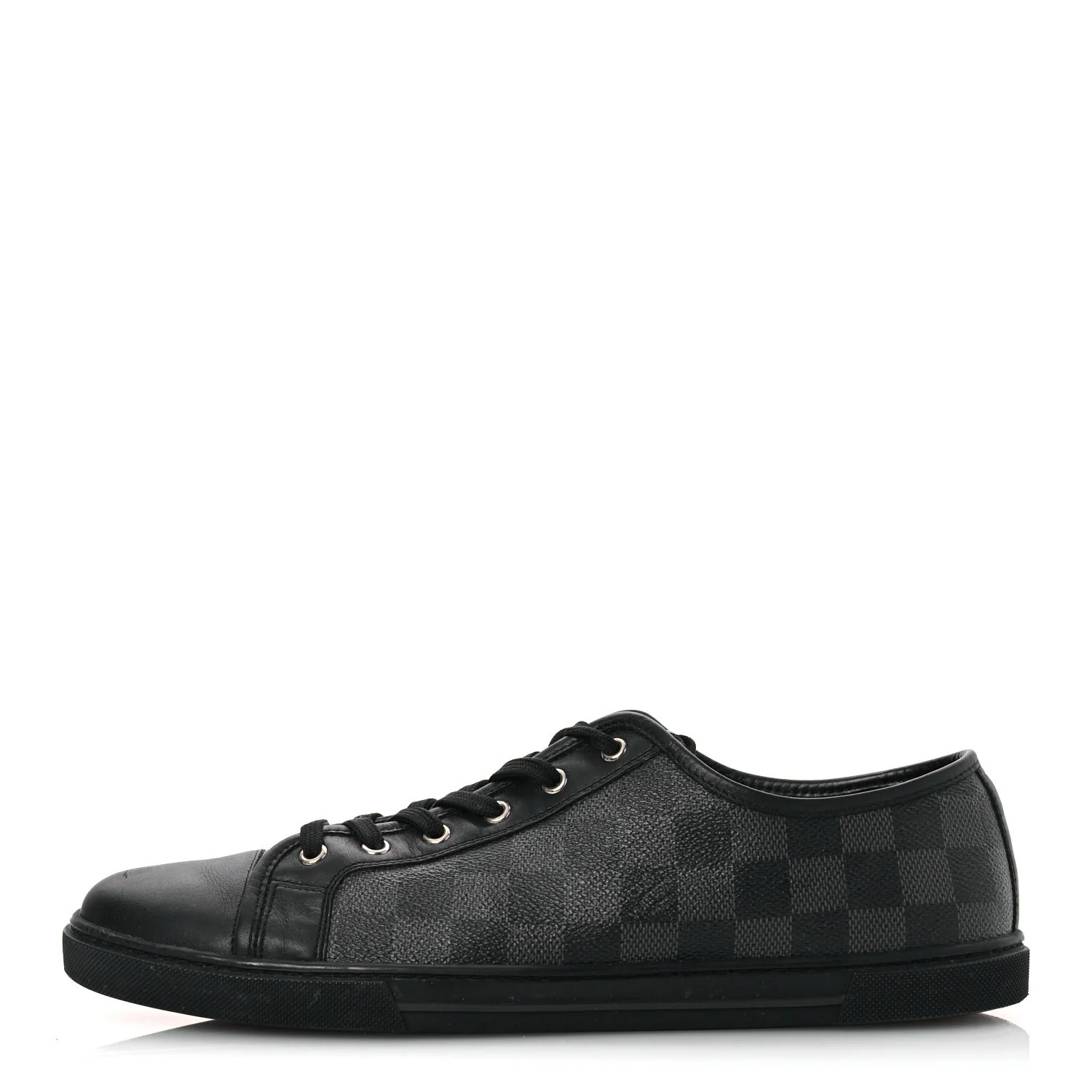 Calfskin Damier Graphite Sneakers 7.5