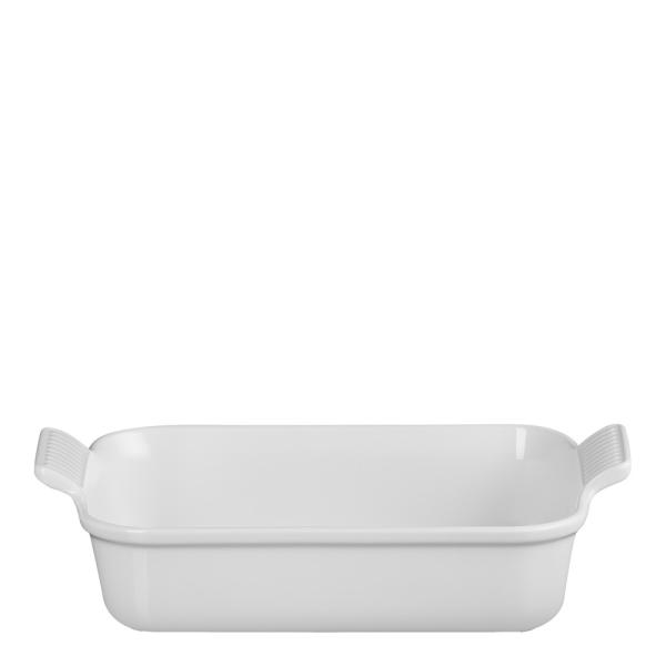 Heritage rektangulær ildfast form 26x19 cm white