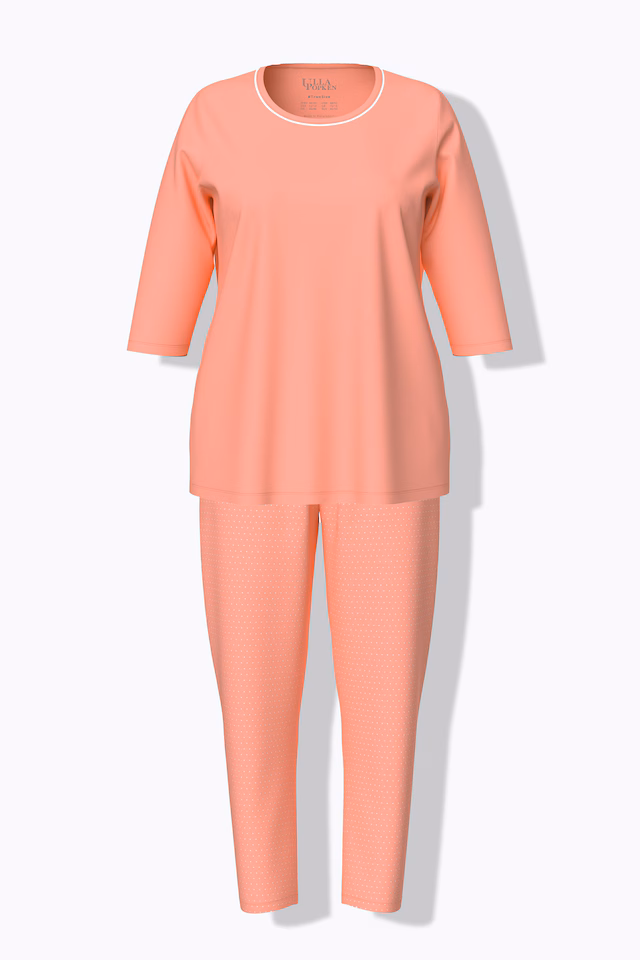 Polka Dot 3/4 Sleeve Pajama Set
