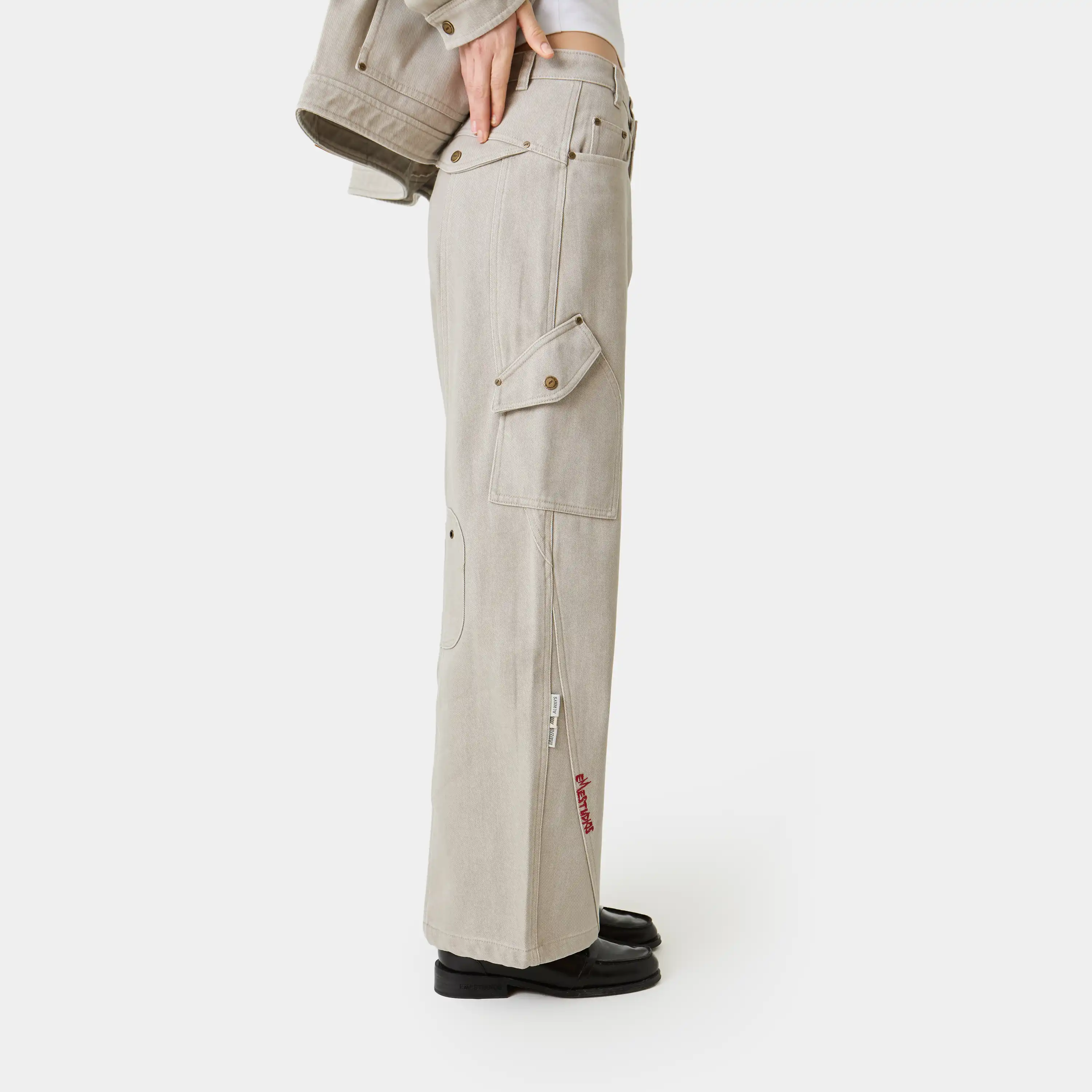 Montato Denim Cargo Pants
