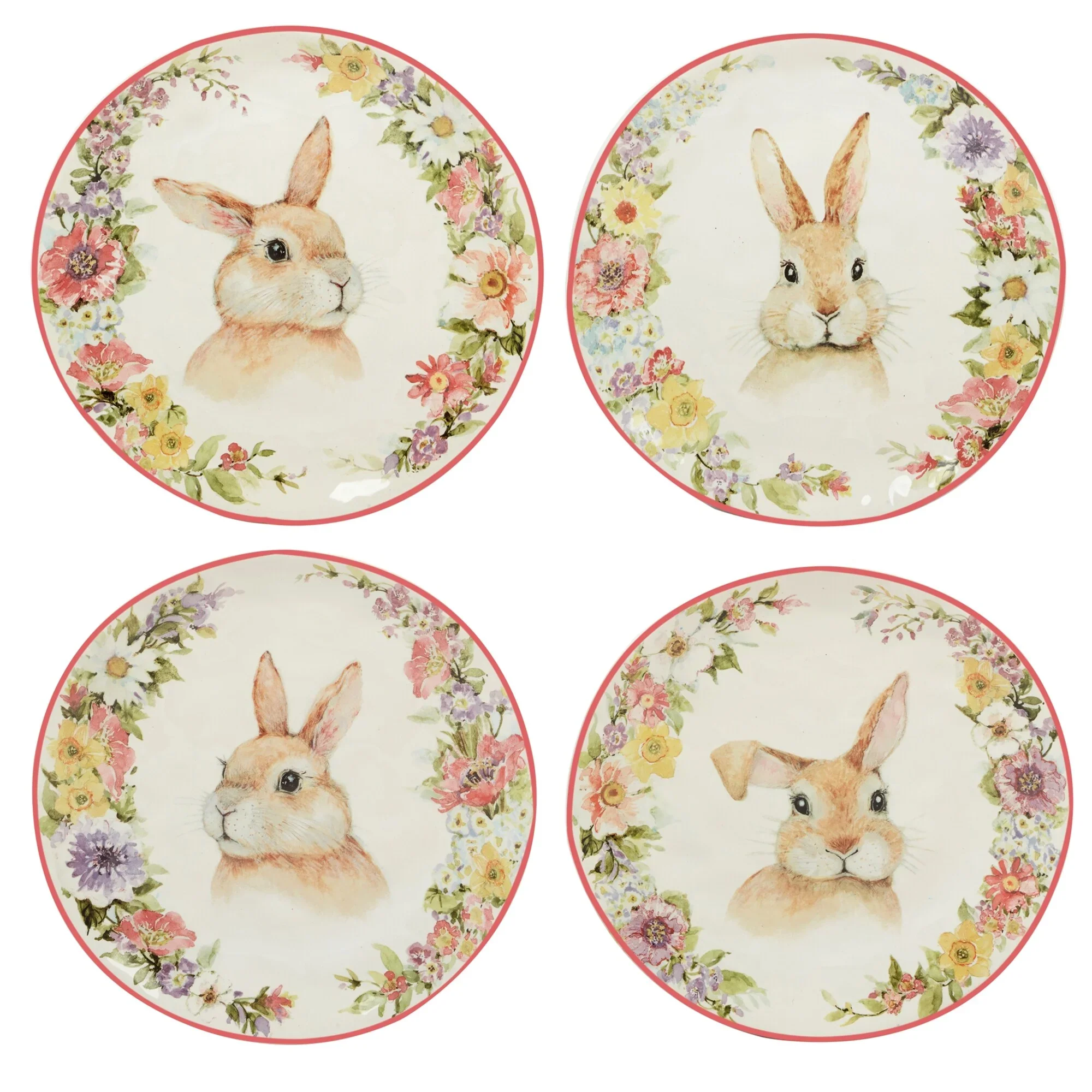 Certified International  Easter Garden 16 pc Dinnerware Set, Service For 4