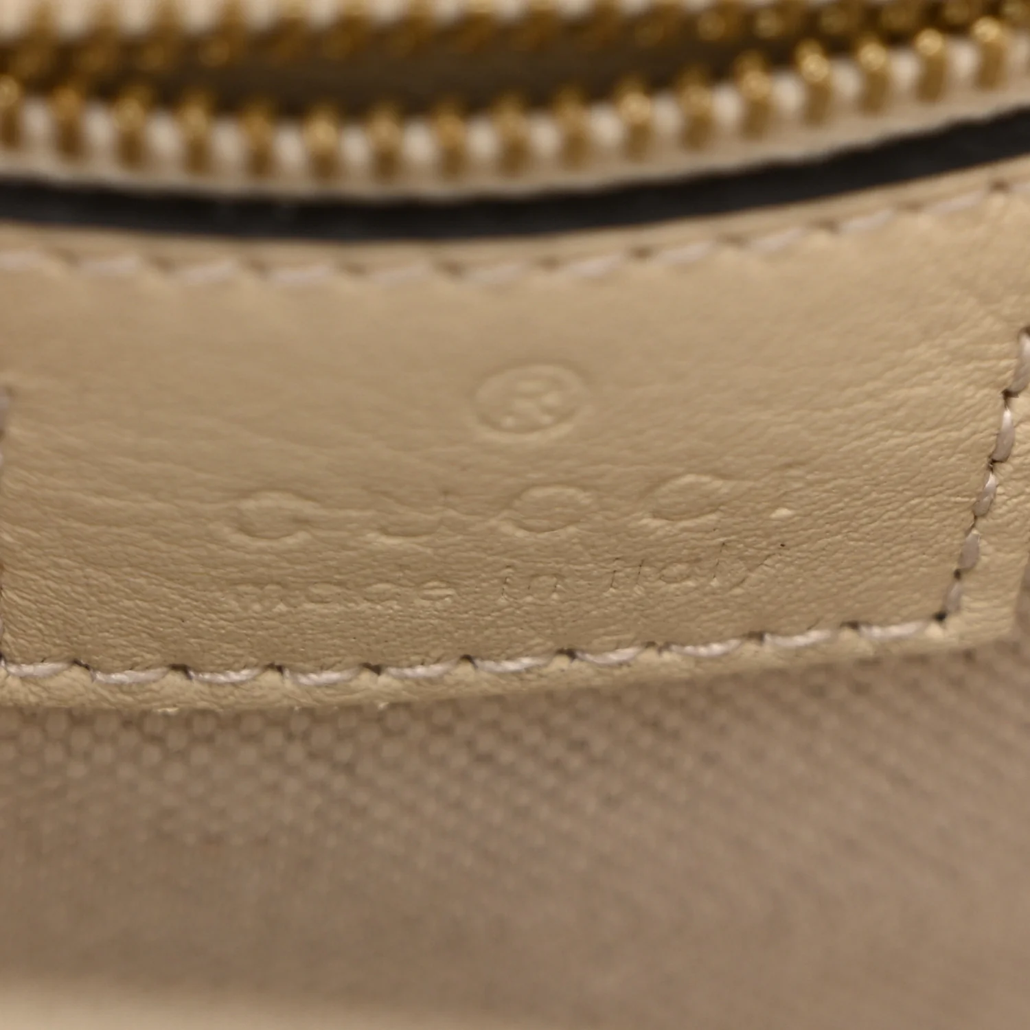 Arabella Calfskin Horsebit 73 Mini Bucket Bag White