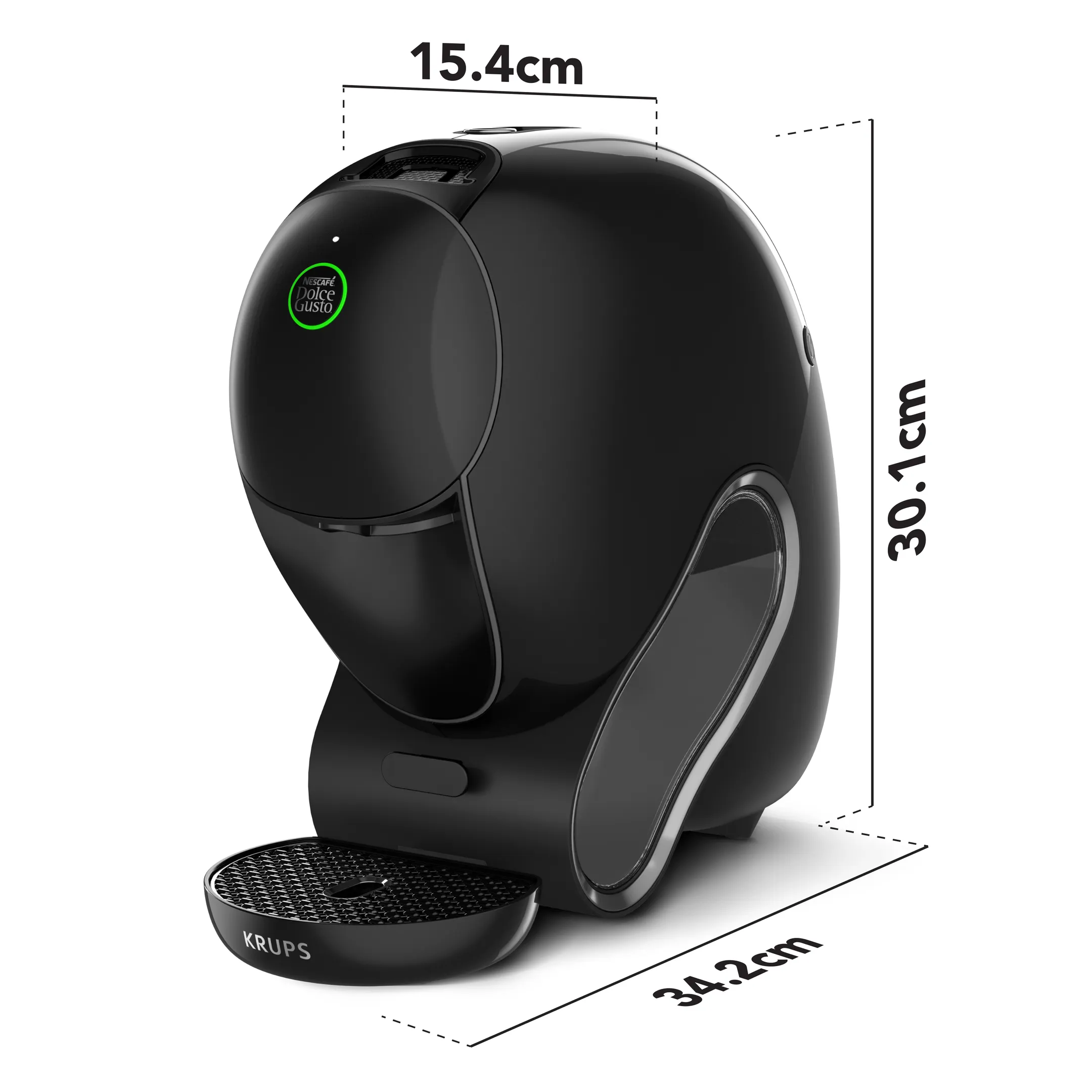 Krups Koffiemachine NESCAFÉ Dolce Gusto NEO CAFFÈ zwart KP830810