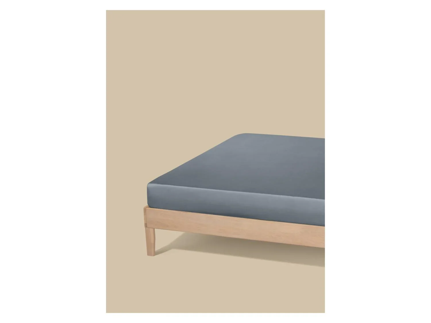 LIVARNO Drap-housse en satin, 140-160 x 200 cm