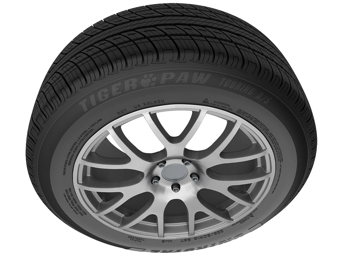 Uniroyal Tiger Paw Touring A/S All-Season 195/60R15 88H Passenger Tire