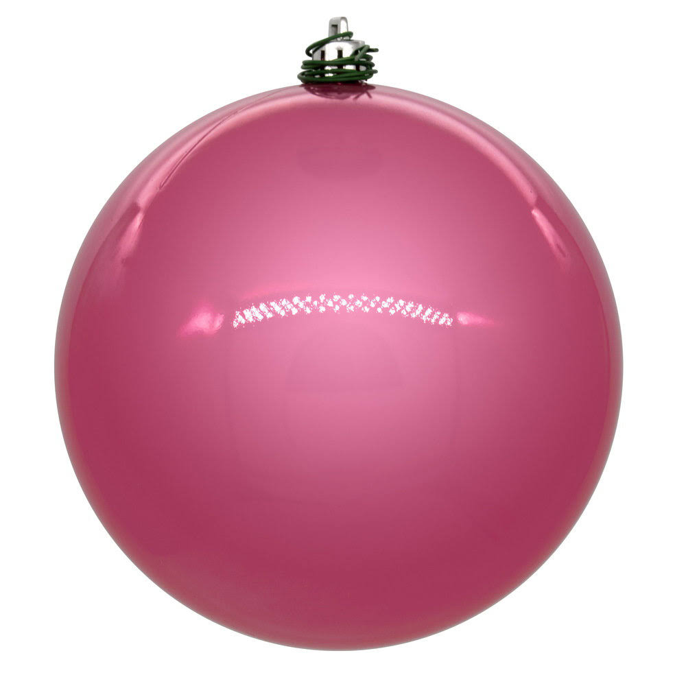 Christmas Ball Ornament (Set of 12) (Set of 12) The Holiday Aisle Color: Pink