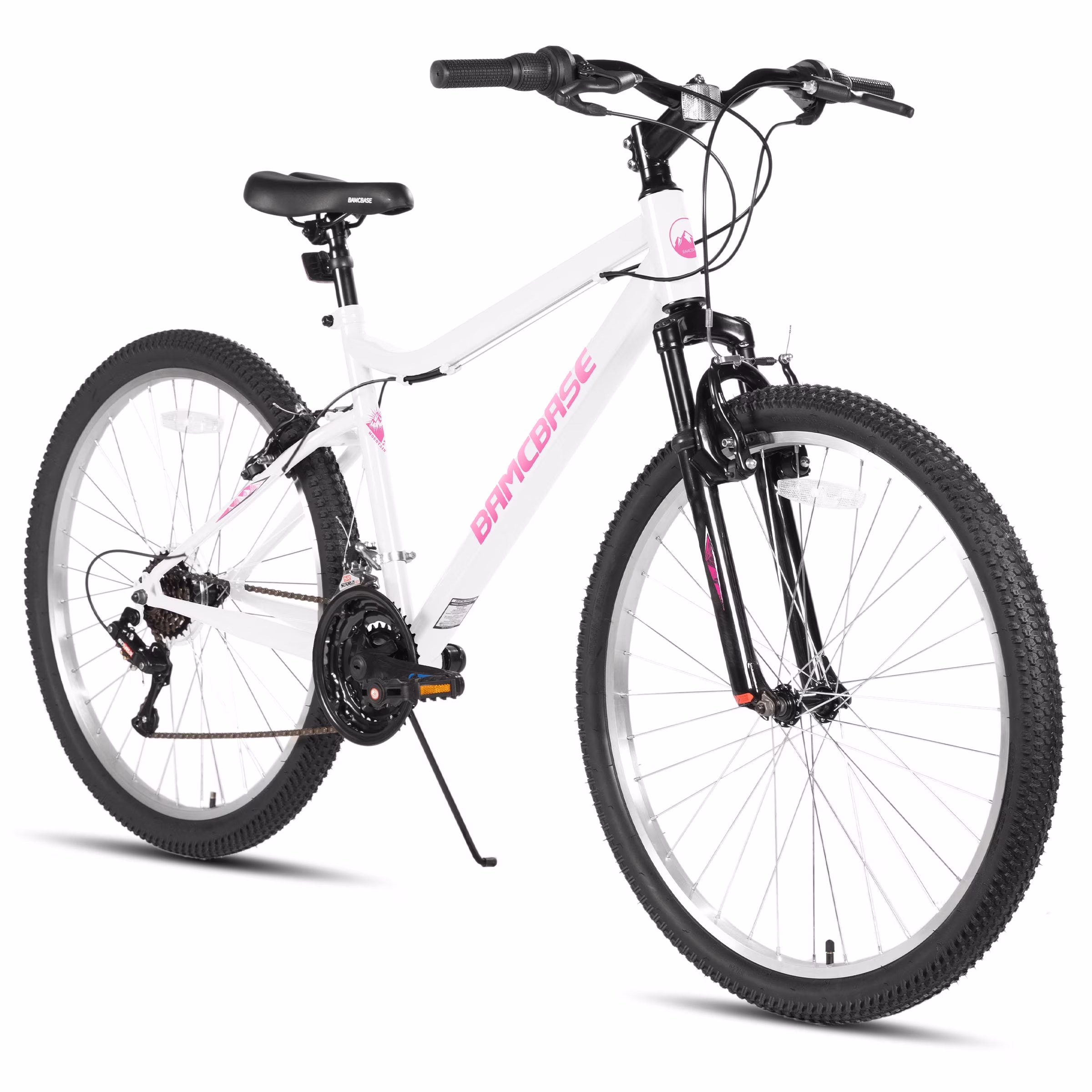 HILAND 26 in Mountain Bike for Men Women, 18 Speeds High - Carbon Steel Frame, Sport Cycling MTB Bicycle for Adult